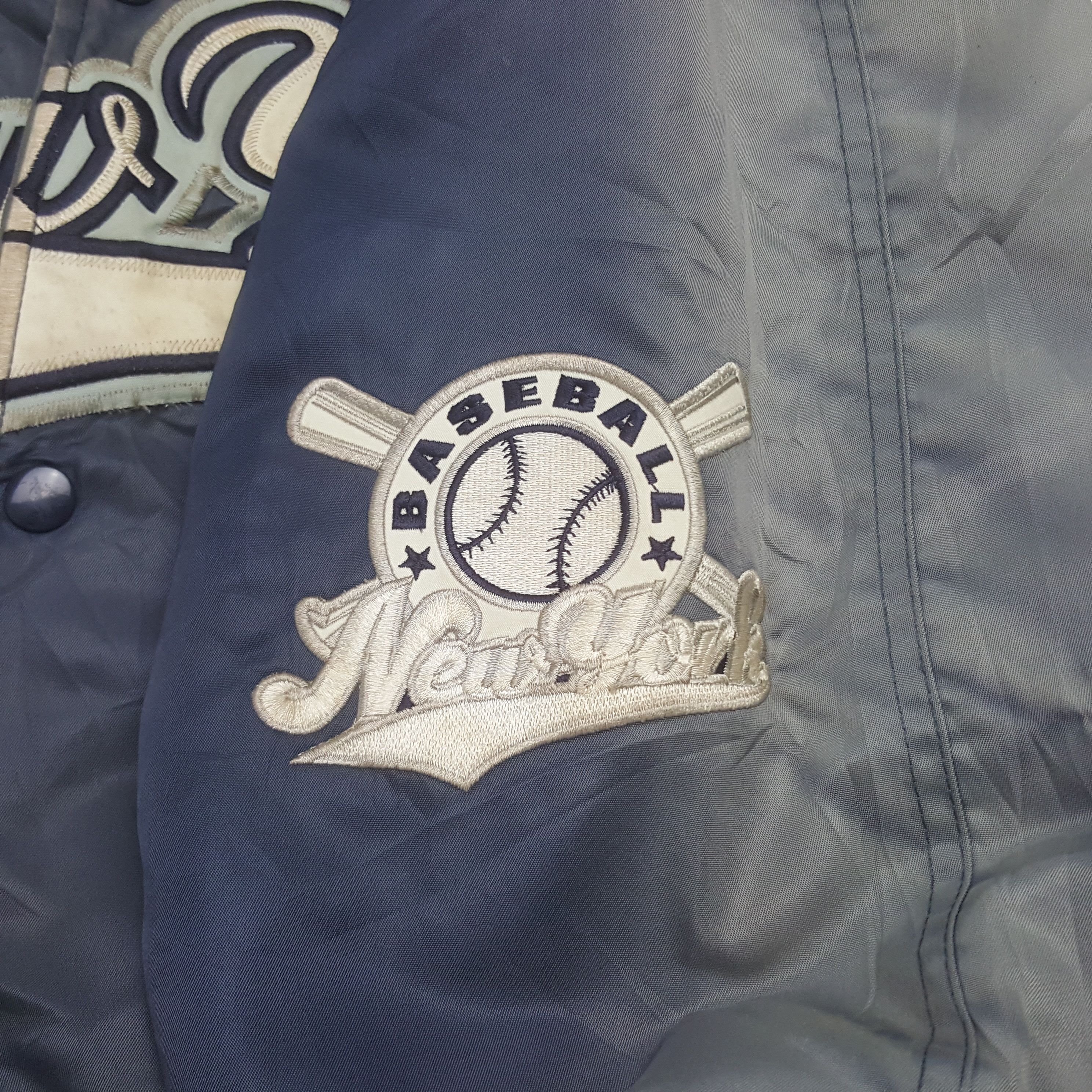 Logo Athletic Vintage Baseball New York Varsity Jacket Size US L / EU 52-54 / 3 - 8 Thumbnail