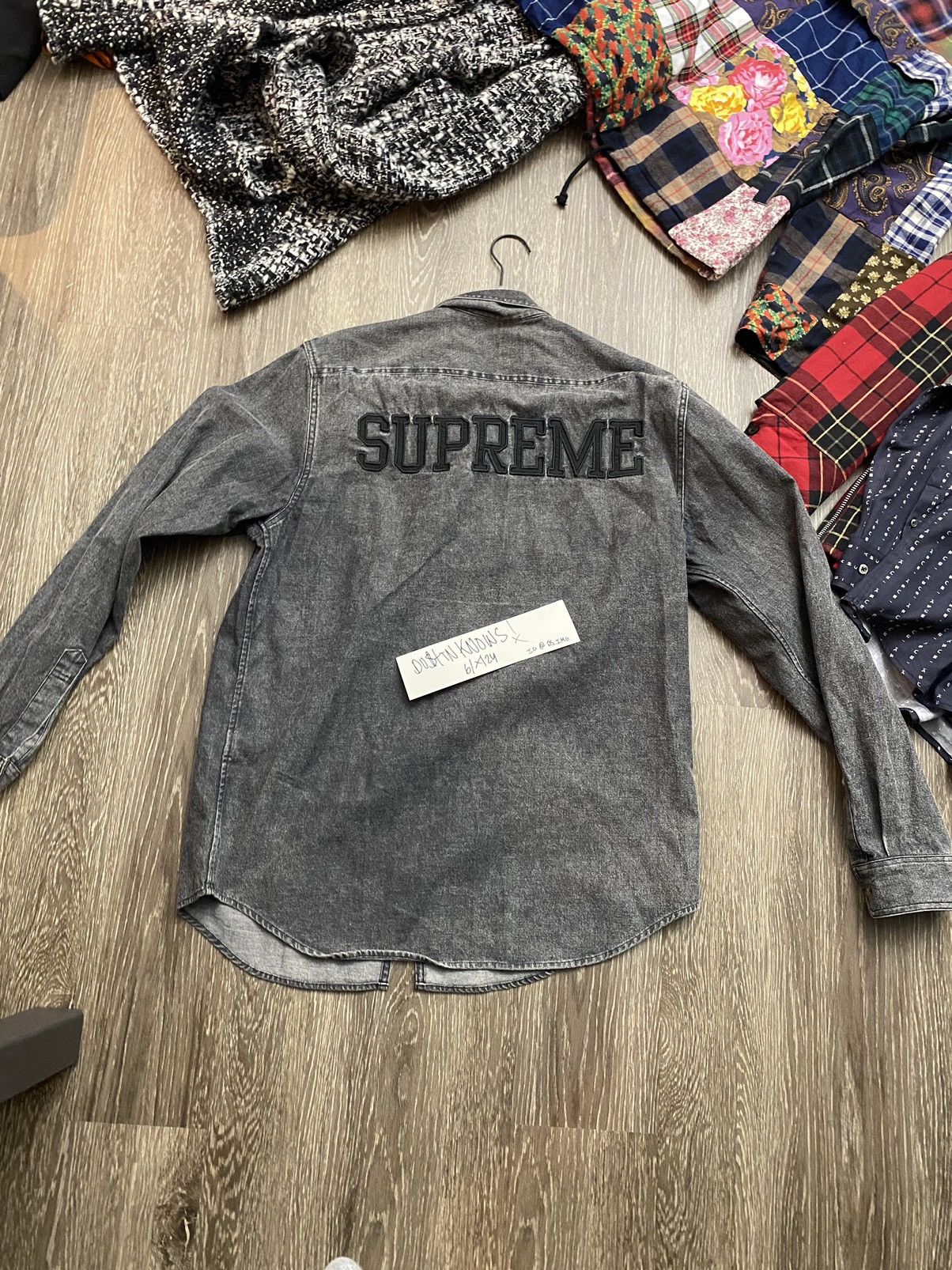 Supreme Supreme denim zip up Size US L / EU 52-54 / 3 - 1 Thumbnail
