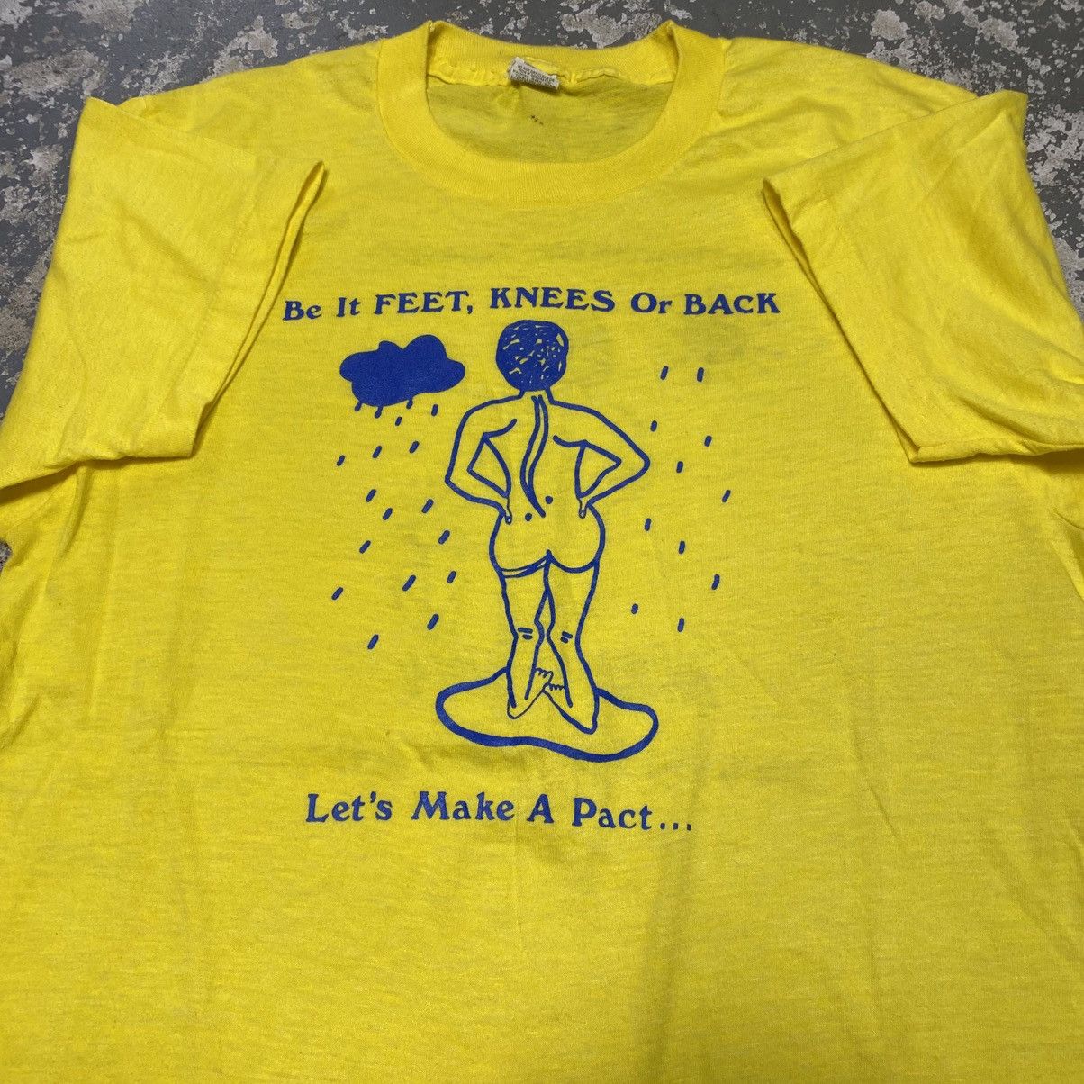 Japanese Brand × Vintage Vintage Orthopedic Surgery Feet Knees Back Funny Tshirt 80s Size US L / EU 52-54 / 3 - 3 Thumbnail