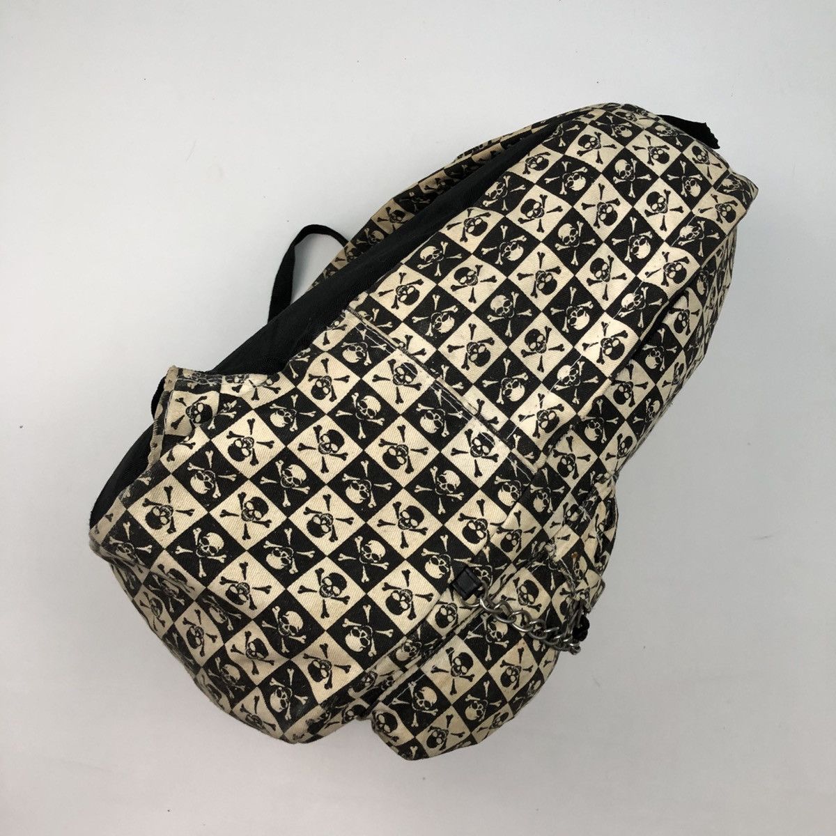Japanese Brand SKULL FULL PRINTED LOGO BACKPACK Size ONE SIZE - 4 Thumbnail