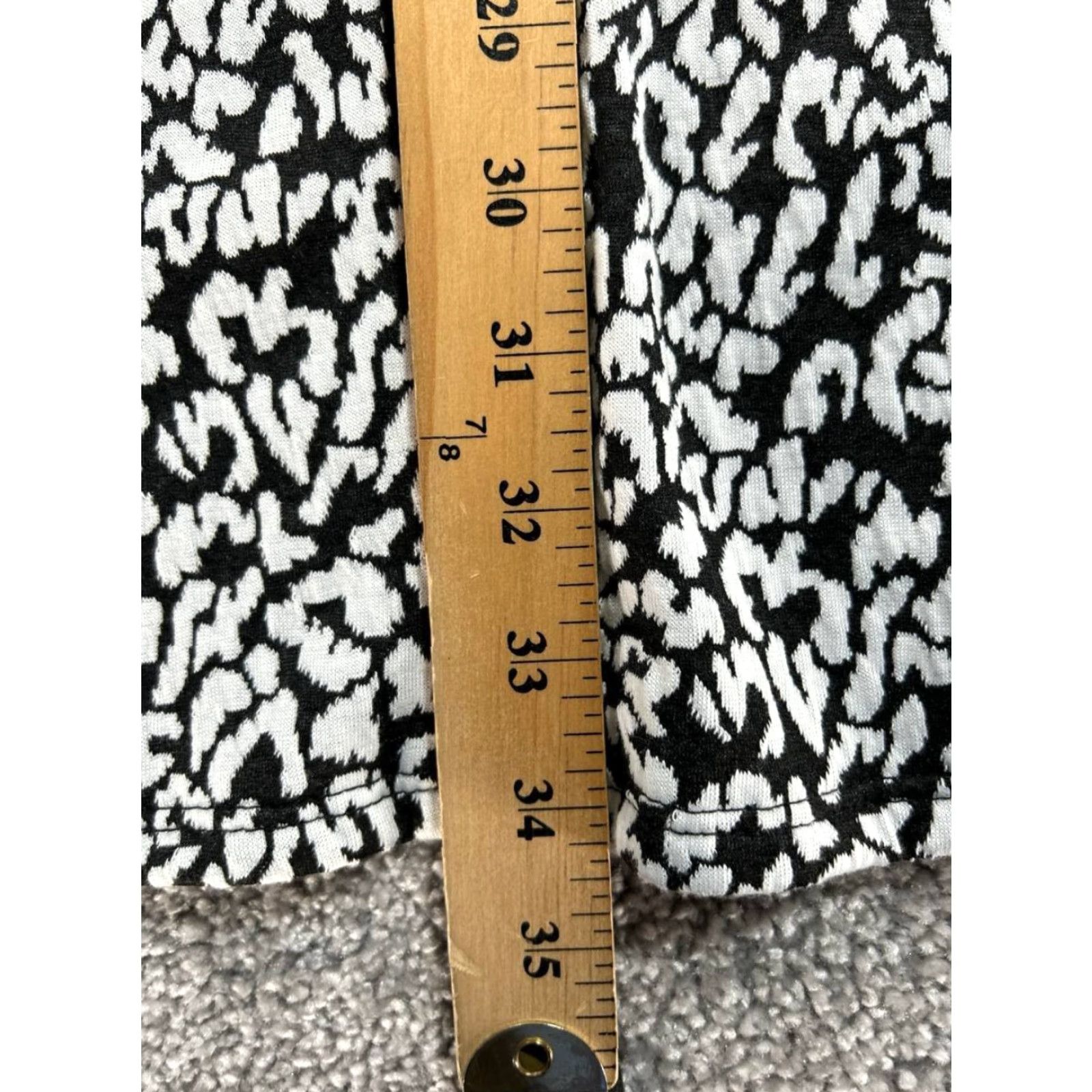 Reformation Reformation Kenmare Mini Dress Black Jacquard Knit Leopard Print Womens Large Size L / US 10 / IT 46 - 7 Thumbnail