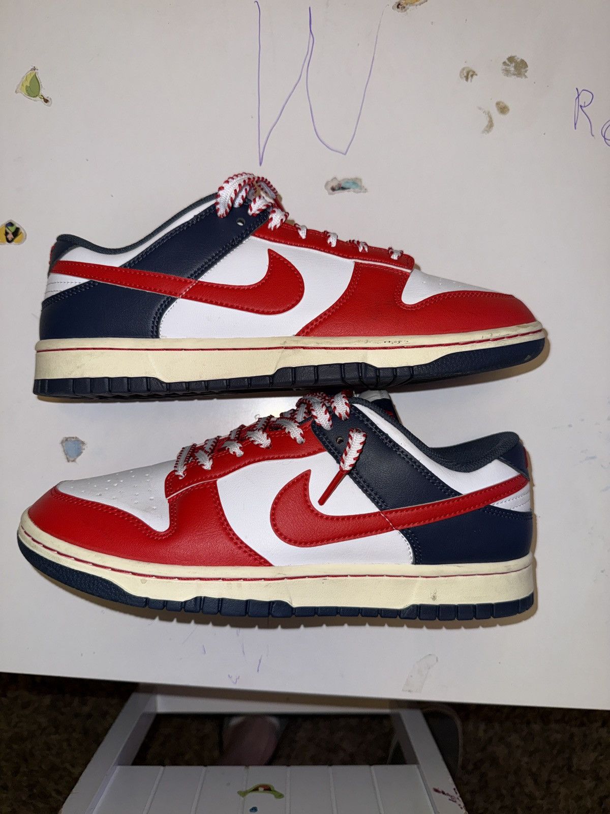 Nike Nike dunk low Boston Red Sox Size US 9 / EU 42 - 1 Thumbnail