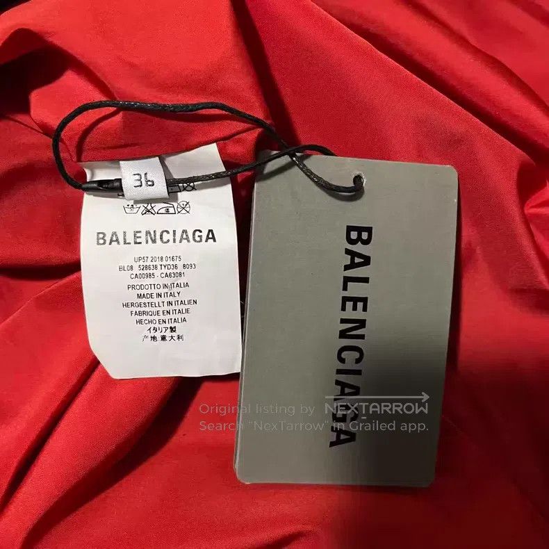 Balenciaga Balenciaga Red, White, and Blue Color Block Windbreaker Size XS / US 0-2 / IT 36-38 - 4 Thumbnail