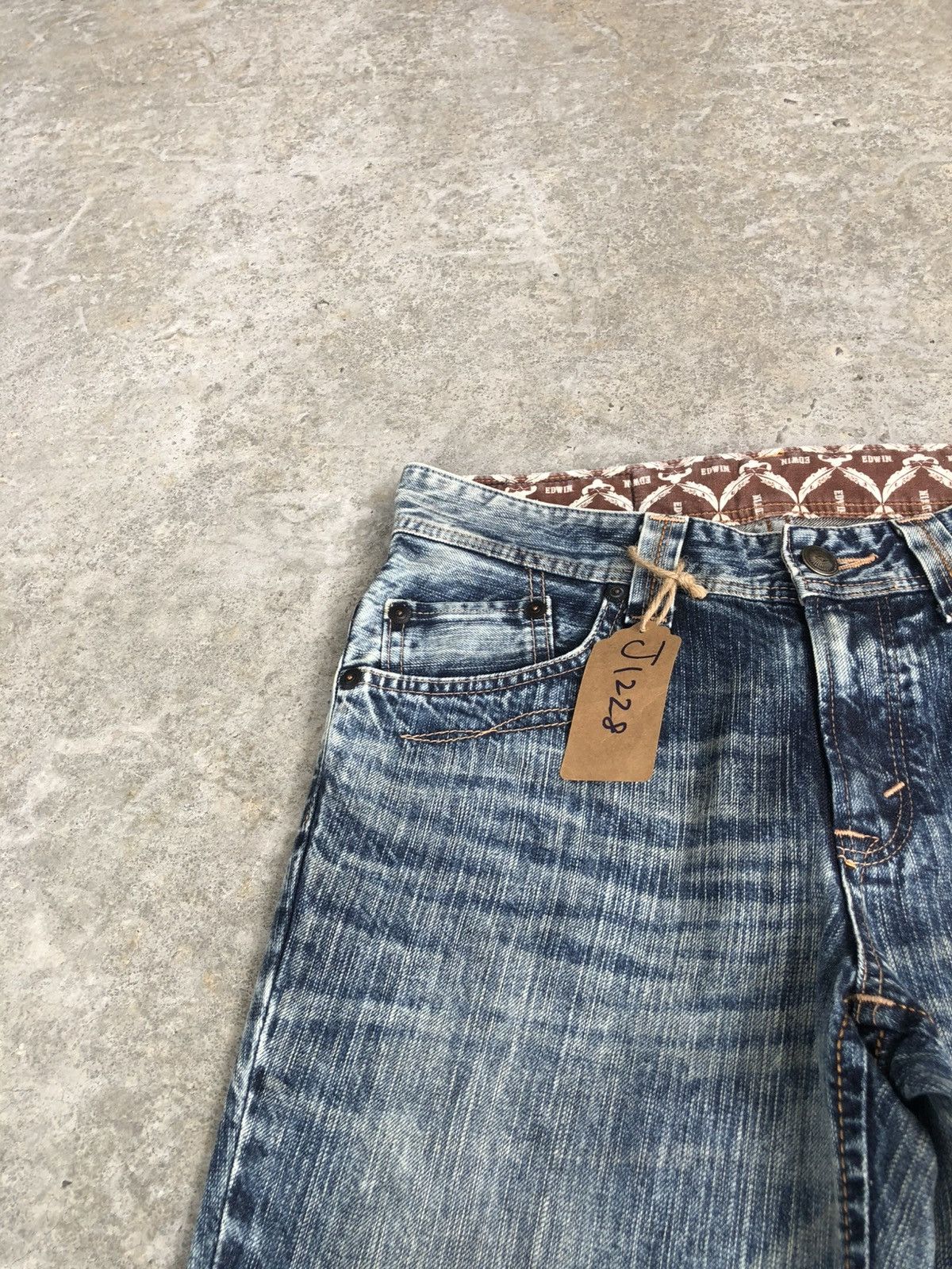 Hysteric Glamour Japanese Edwin XV Flared Jeans Distressed Denim Size US 32 / EU 48 - 14 Thumbnail