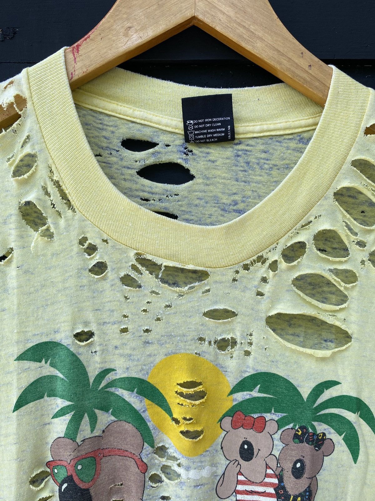 Vintage Thrashed Distressed Faded Shirt Grunge Paper thin Size US M / EU 48-50 / 2 - 5 Thumbnail
