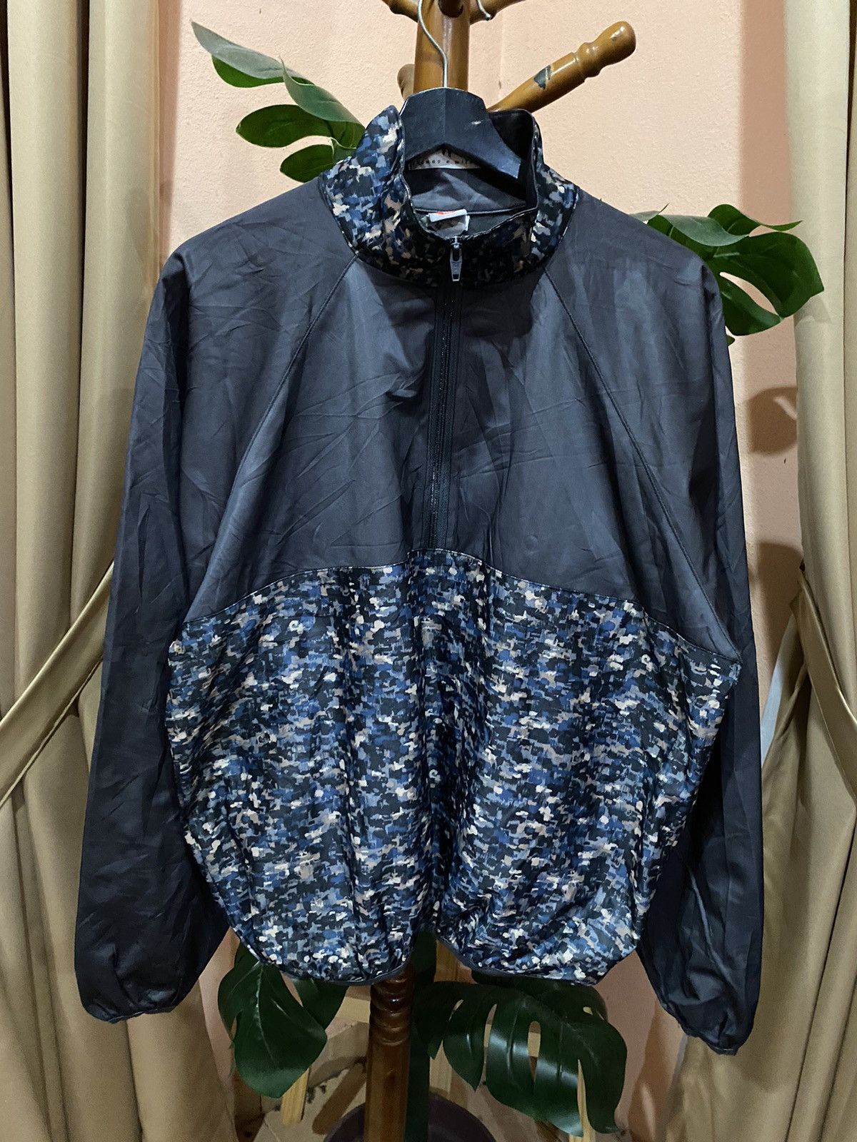 Thomas E Wilson Windstopper Gore Half-Zip Jacket Camo Accent