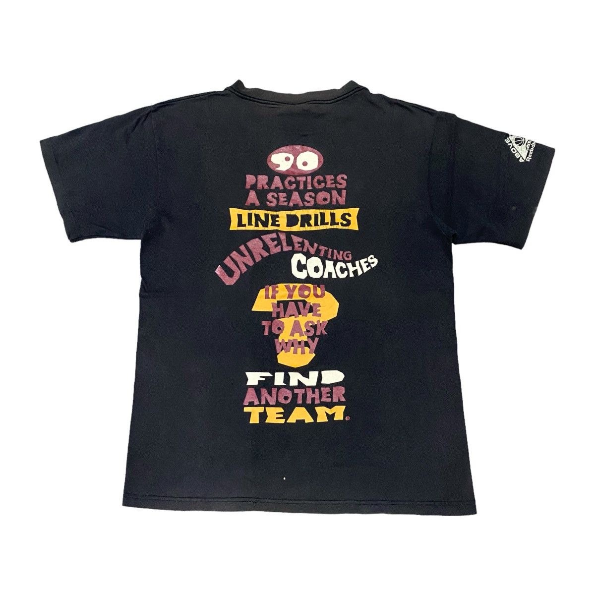 Reebok × Vintage Vintage 90’s Reebok Above the Rim T Shirt Size US M / EU 48-50 / 2 - 2 Thumbnail