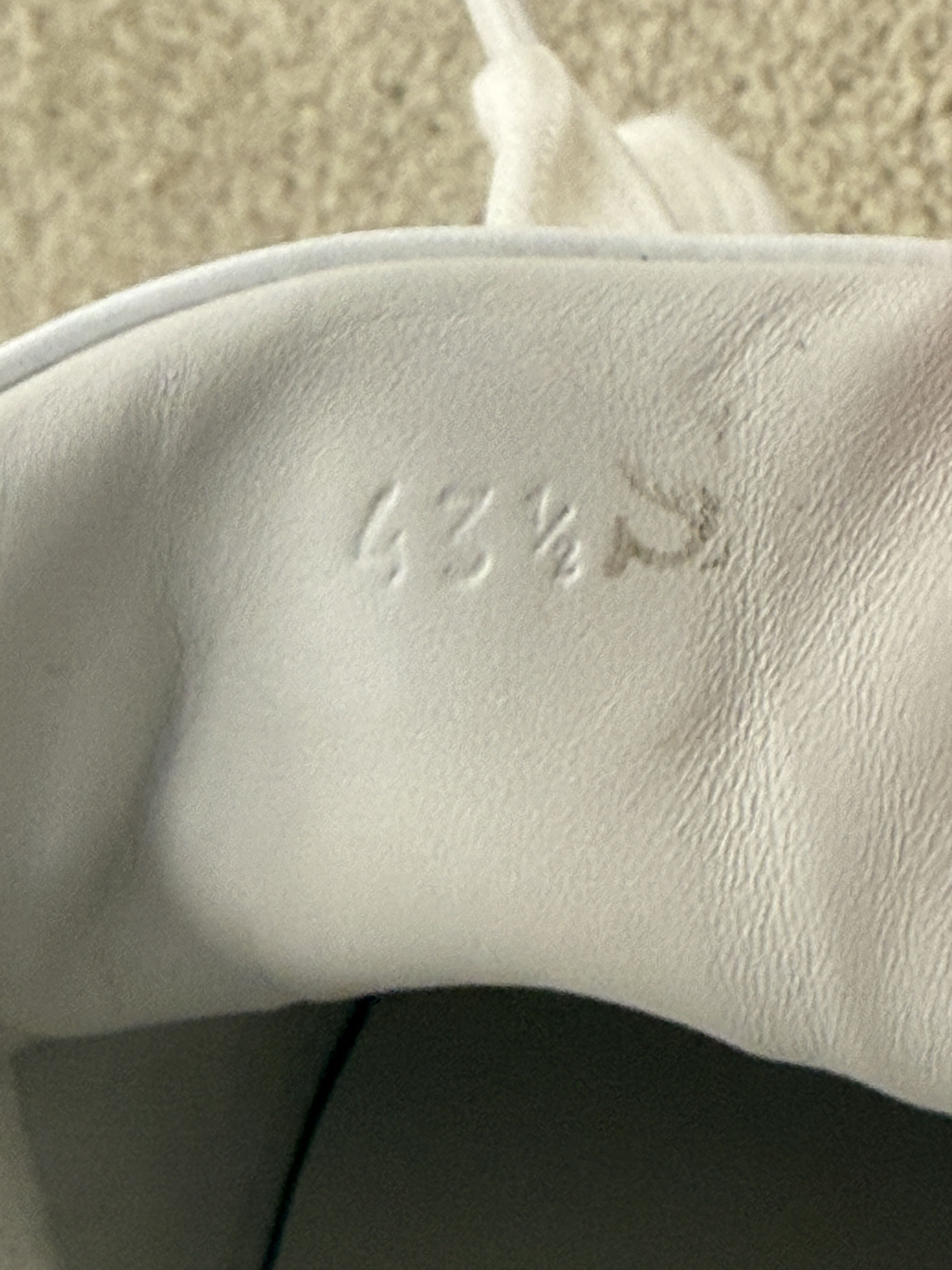 Hermes Hermes Mens New White w/Multcolor H Leather Sneakers Size US 10.5 / EU 43-44 - 12 Thumbnail