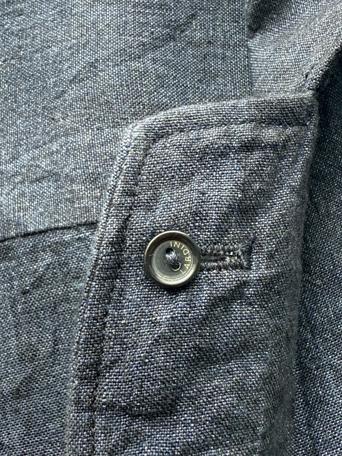 Lardini 💥LUXURY💥 Lardini Indigo Blue Blazer Jacket Size US M / EU 48-50 / 2 - 5 Thumbnail