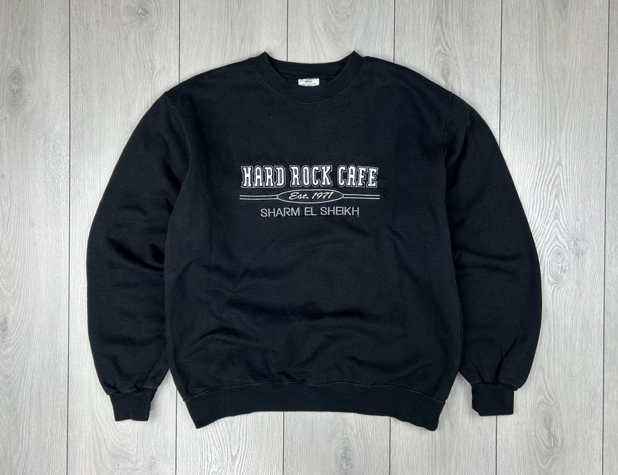 Hard Rock Cafe × Vintage Hard Rock Cafe Vintage Sharm el Sheikh Black Sweatshirt sz M Size US M / EU 48-50 / 2 - 1 Thumbnail