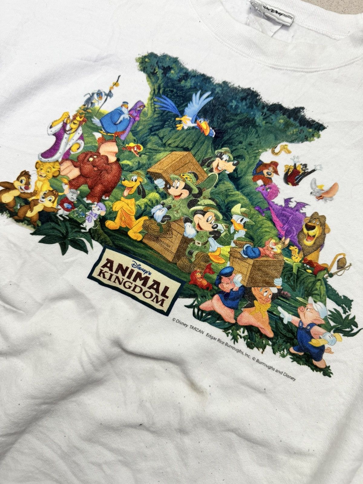 Disney VINTAGE 90's DISNEY'S ANIMAL KINGDOM EDGAR RICE BURROUGHS Size US XXL / EU 58 / 5 - 3 Thumbnail