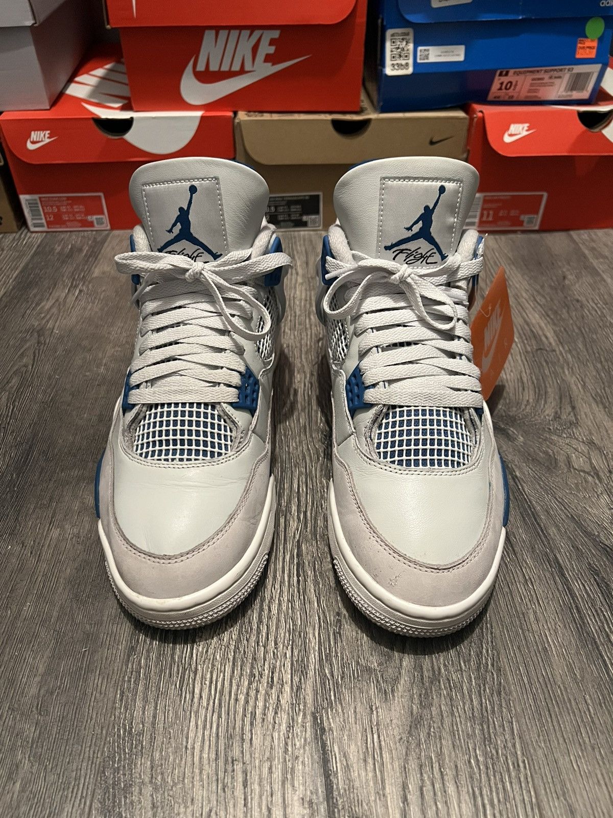 Jordan Brand Military Blue 4s 2024 Size US 10.5 / EU 43-44 - 3 Thumbnail