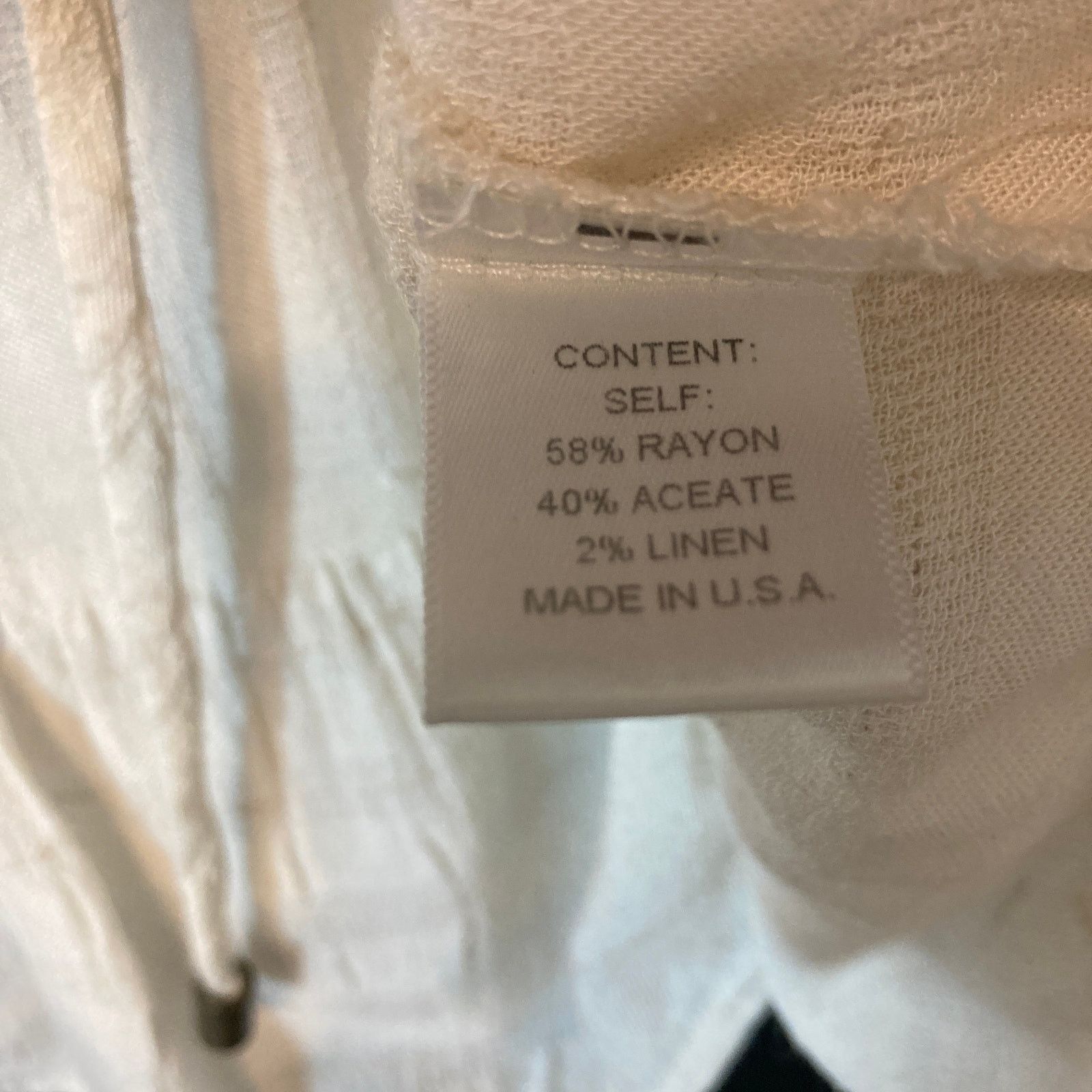 Other Maven West Ivory White Lace Up V-Neck Lightweight Tank Top Size L / US 10 / IT 46 - 7 Thumbnail