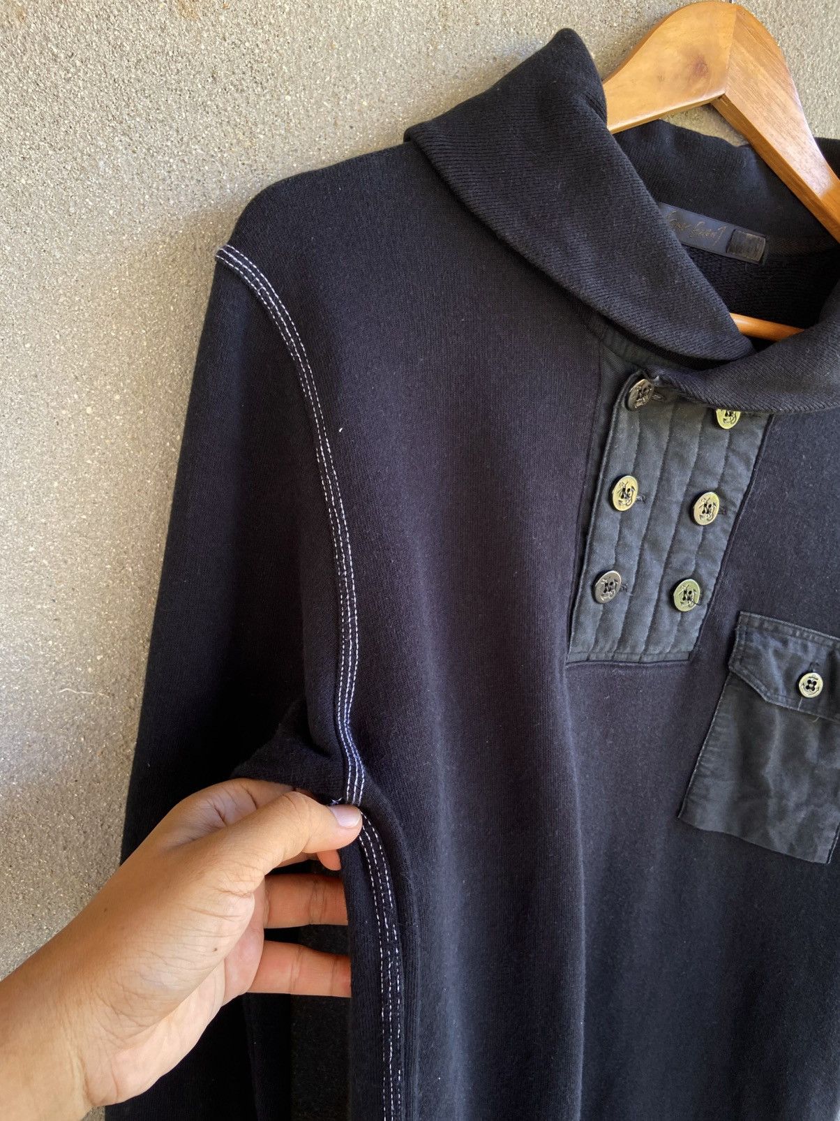 Japanese Brand Japanese brand Ten Eight Shawlneck Sweatshirt Size US M / EU 48-50 / 2 - 4 Thumbnail