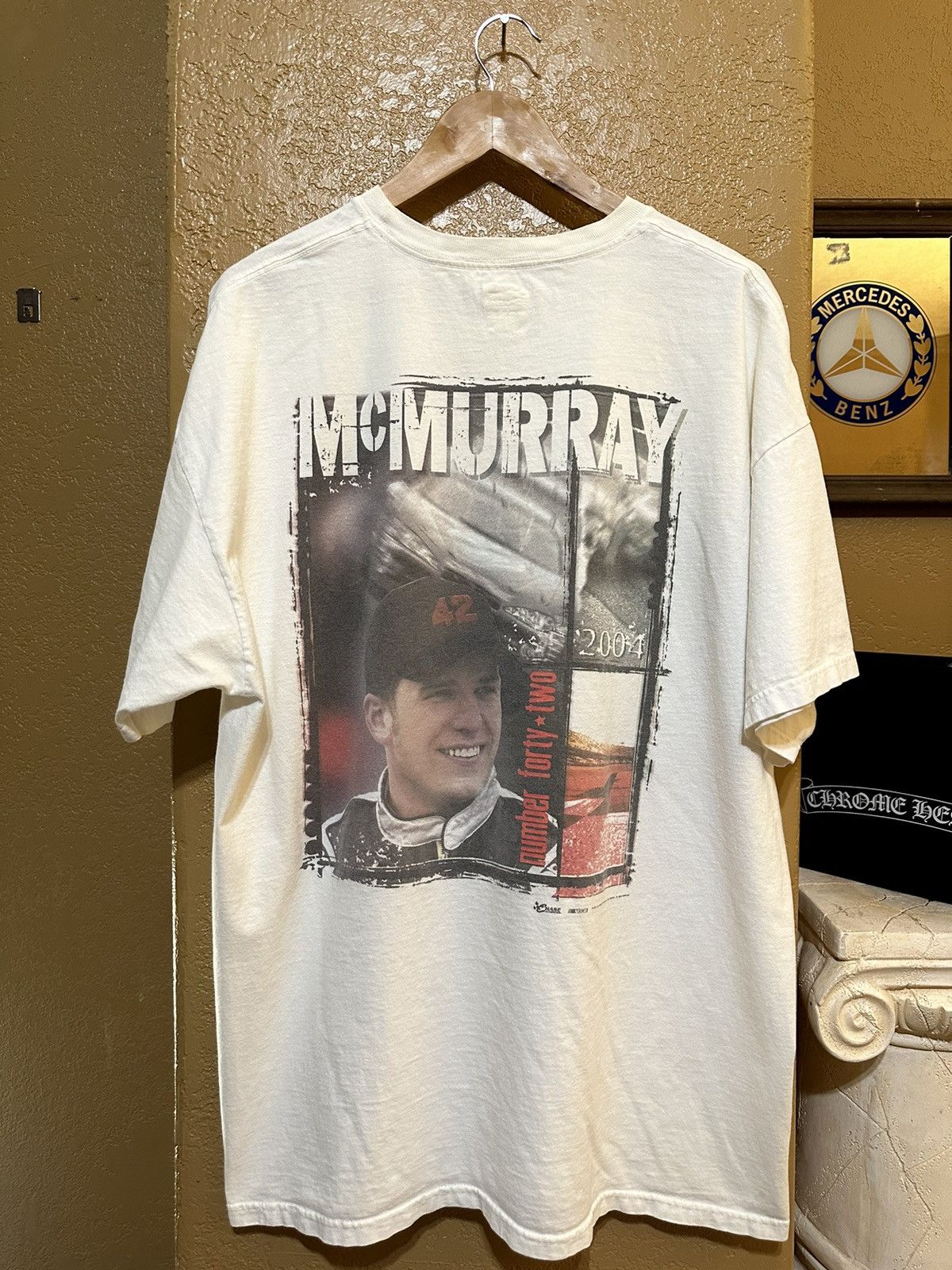 Chase Authentics × NASCAR × Vintage Y2K 2004 NASCAR Jamie McMurray t shirt large Size US L / EU 52-54 / 3 - 1 Thumbnail