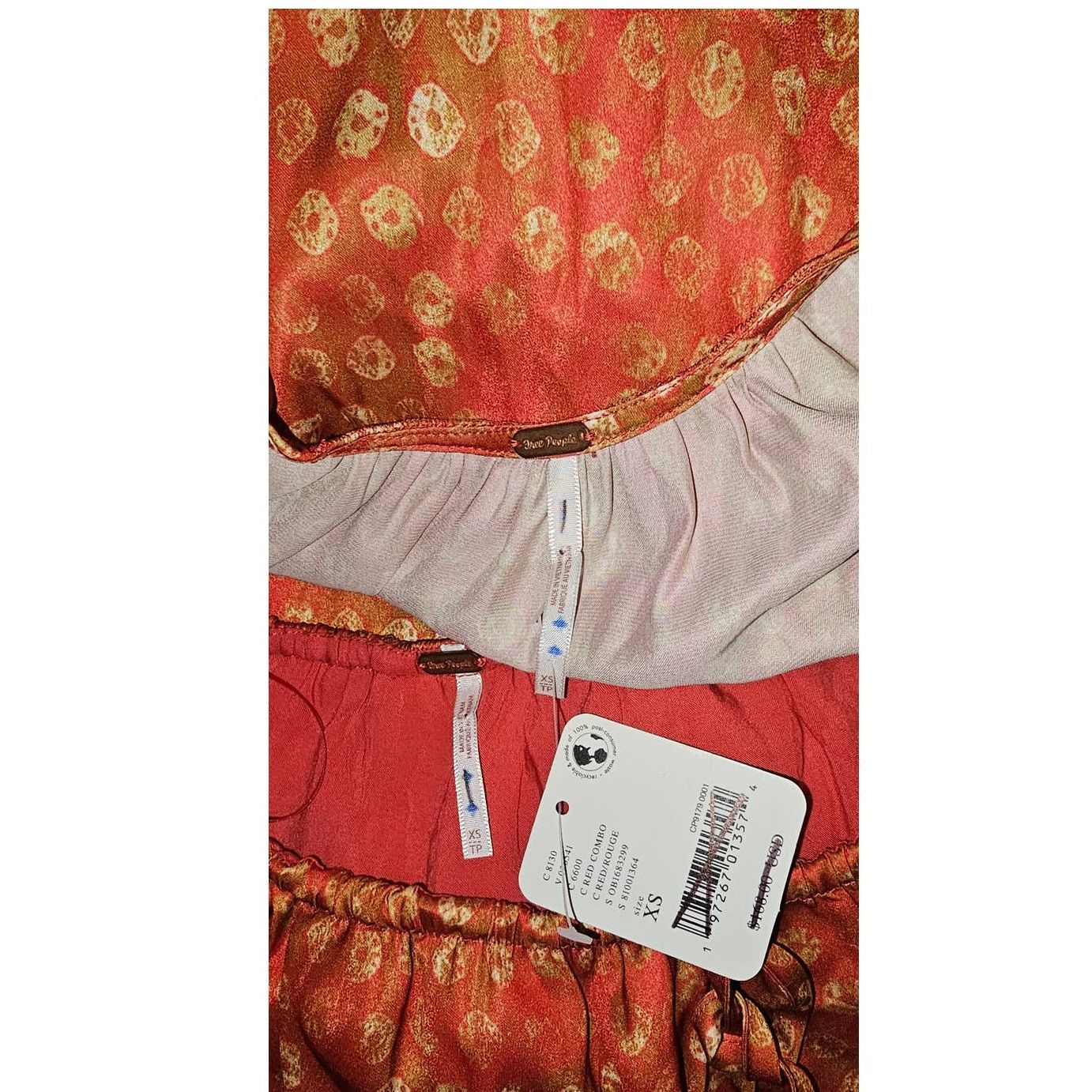 Free People New Free People Dreambound Set MAXI SKIRT SET $168 XS Red Size 26" / US 2 / IT 38 - 4 Thumbnail