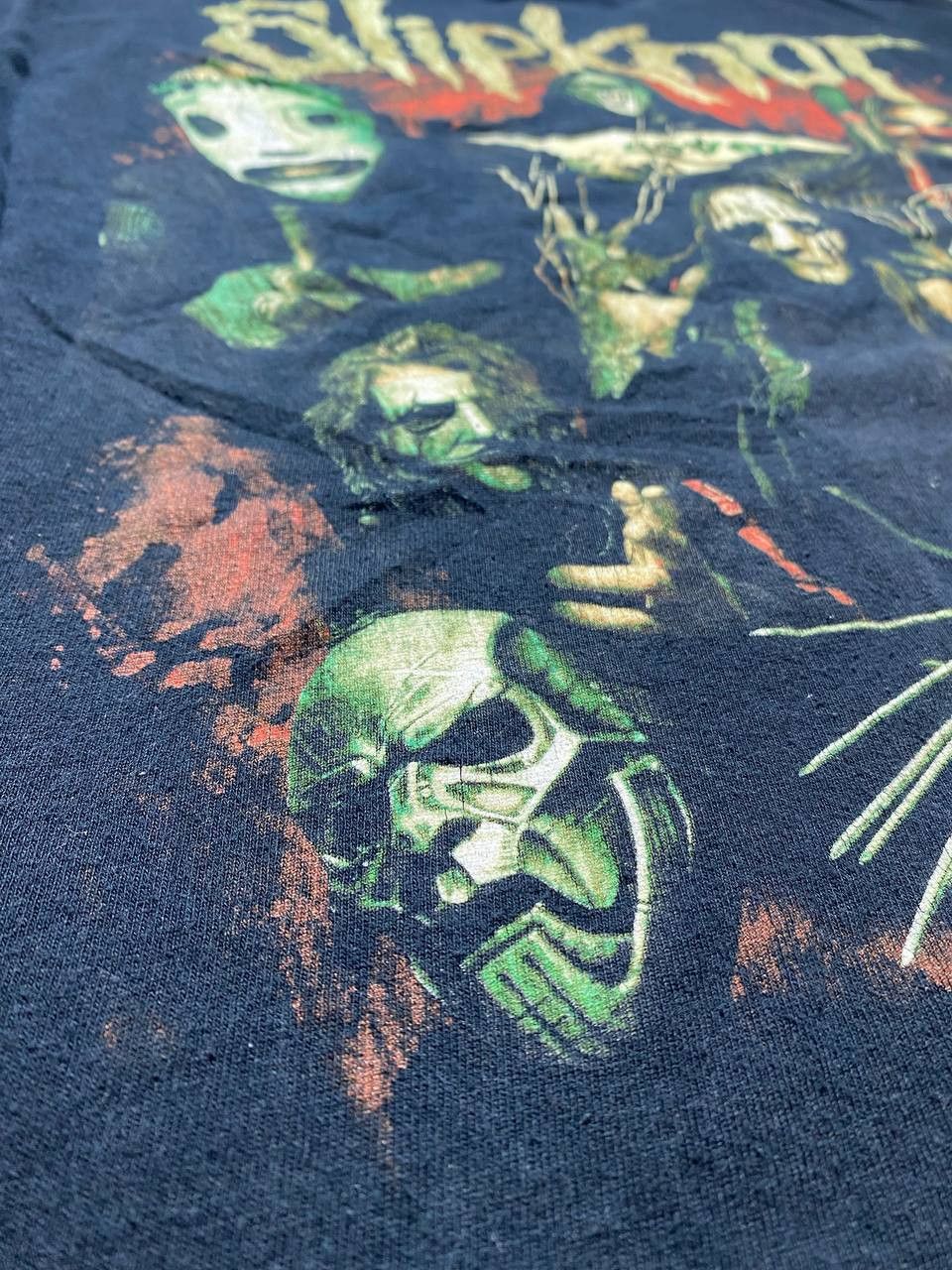 Band Tees 2010 Vintage Slipknot Seven Double Sided Big Logo T-Shirt Size US M / EU 48-50 / 2 - 7 Thumbnail