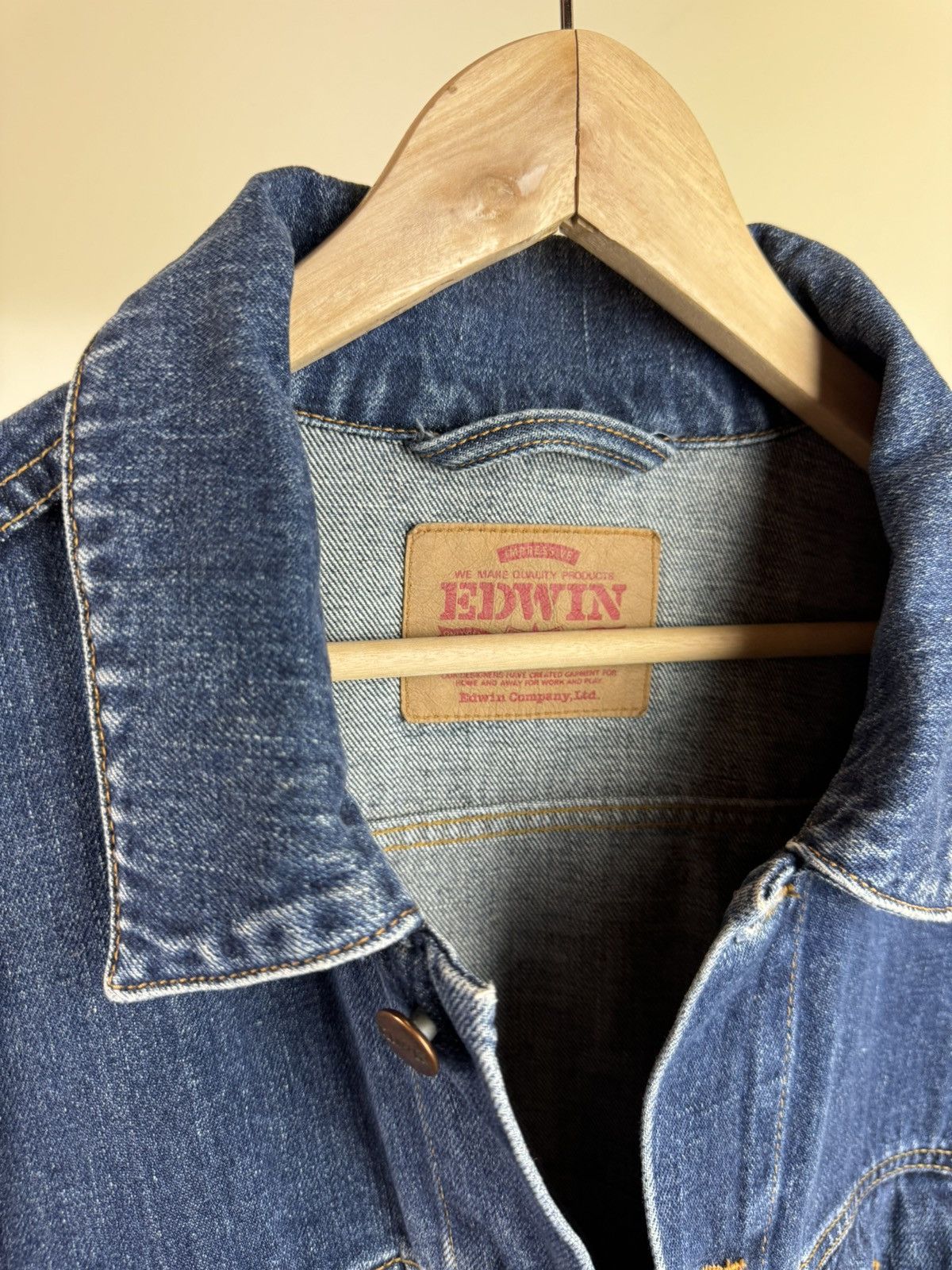Edwin Edwin Japanese Selvedge Denim Vintage Jacket Filson Coat XXL Size US XXL / EU 58 / 5 - 23 Thumbnail