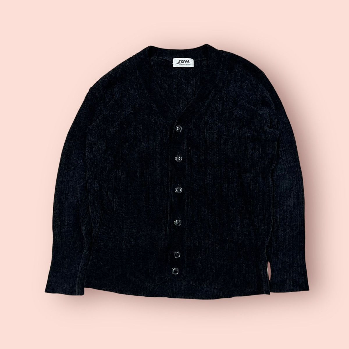 Jun Takahashi VINTAGE JUN MEN BUTTON UP KNITTED CARDIGAN Size US L / EU 52-54 / 3 - 1 Thumbnail