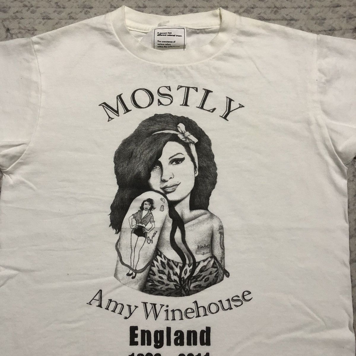 Band Tees Rare Amy Winehouse Band Tees Size US XXS / EU 40 - 3 Thumbnail