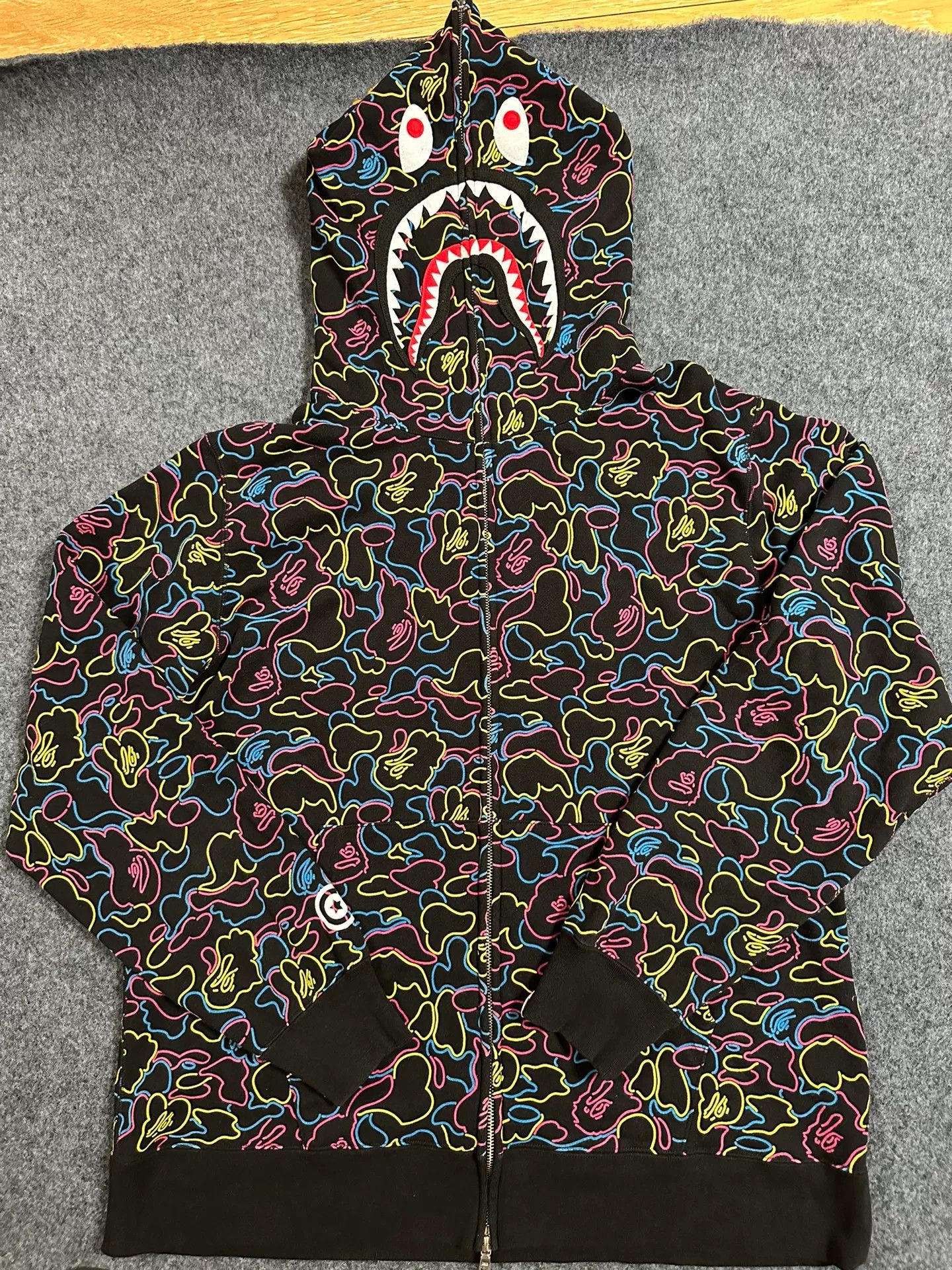 Bape Bape Xx Multi Shark Sweatshirt Size US XXL / EU 58 / 5 - 1 Thumbnail