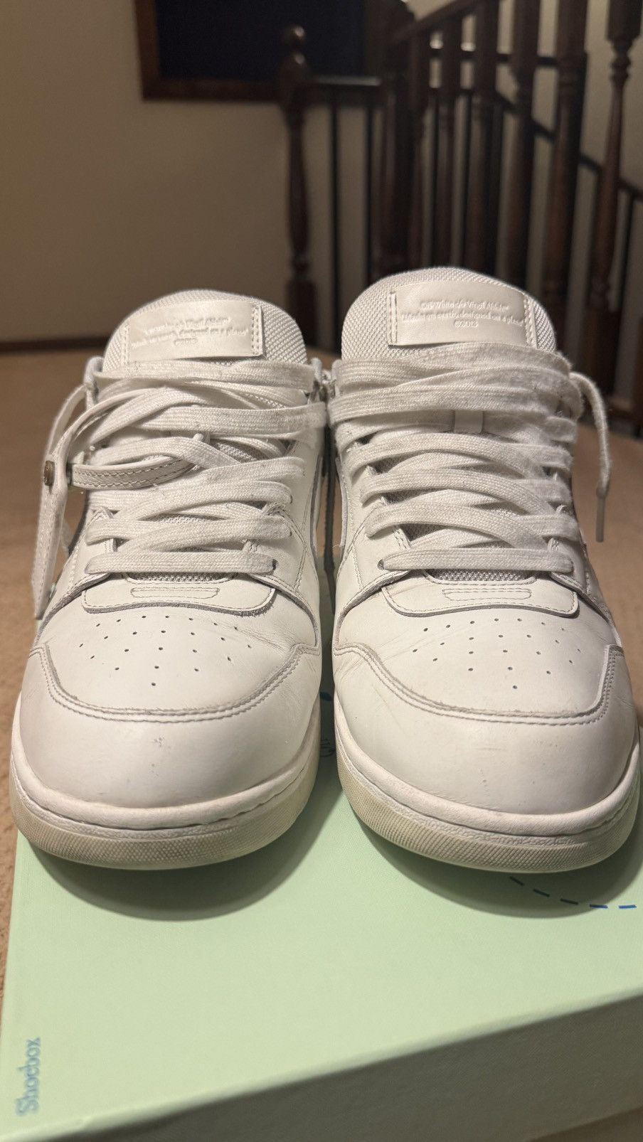 Off-White Off-White Out of Office “for walking” 45 (12) Size US 12 / EU 45 - 3 Thumbnail