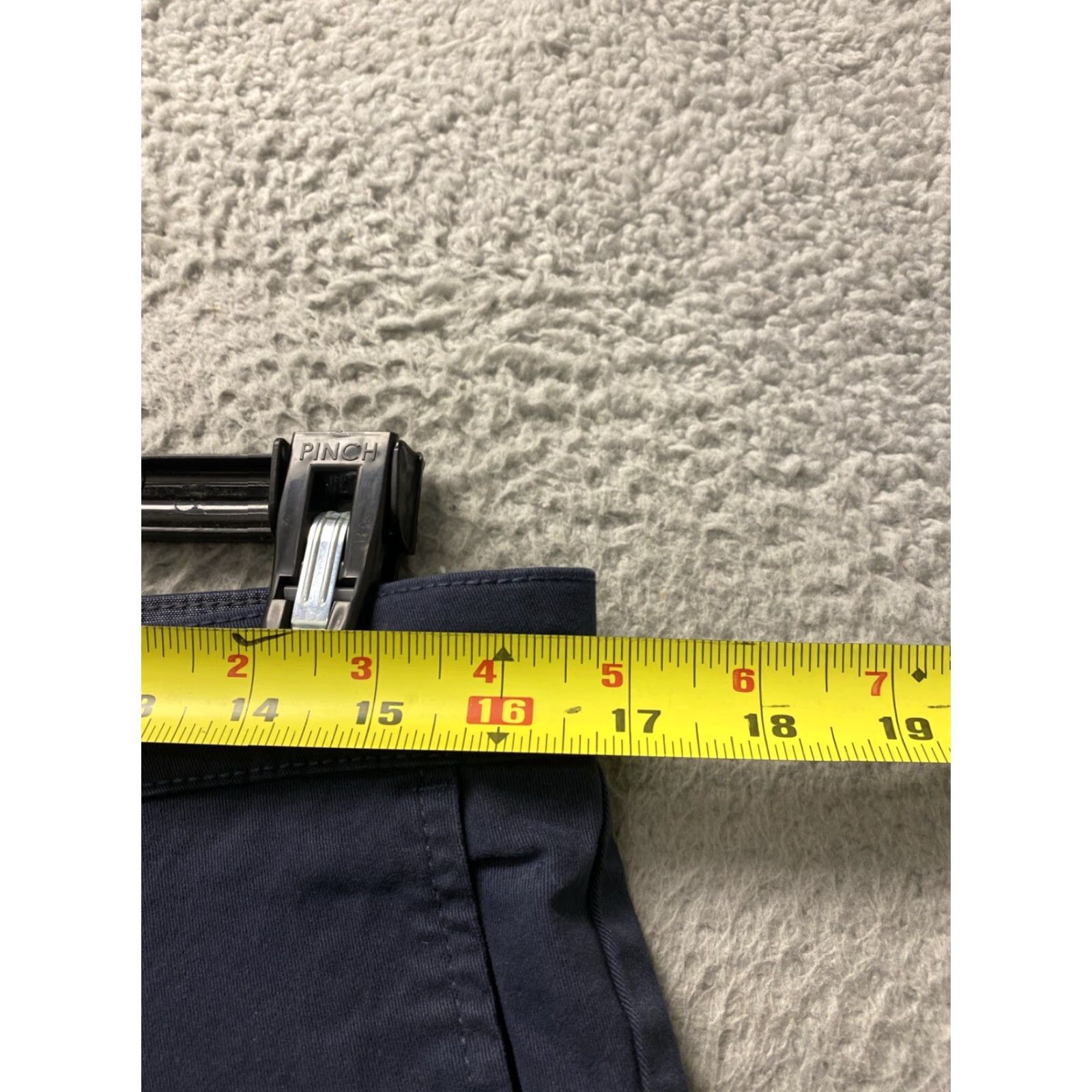 Nautica VINTAGE Nautica Chino Shorts Size 33 Navy Blue Classic Cotton 90s Retro Mens Size US 33 - 4 Thumbnail