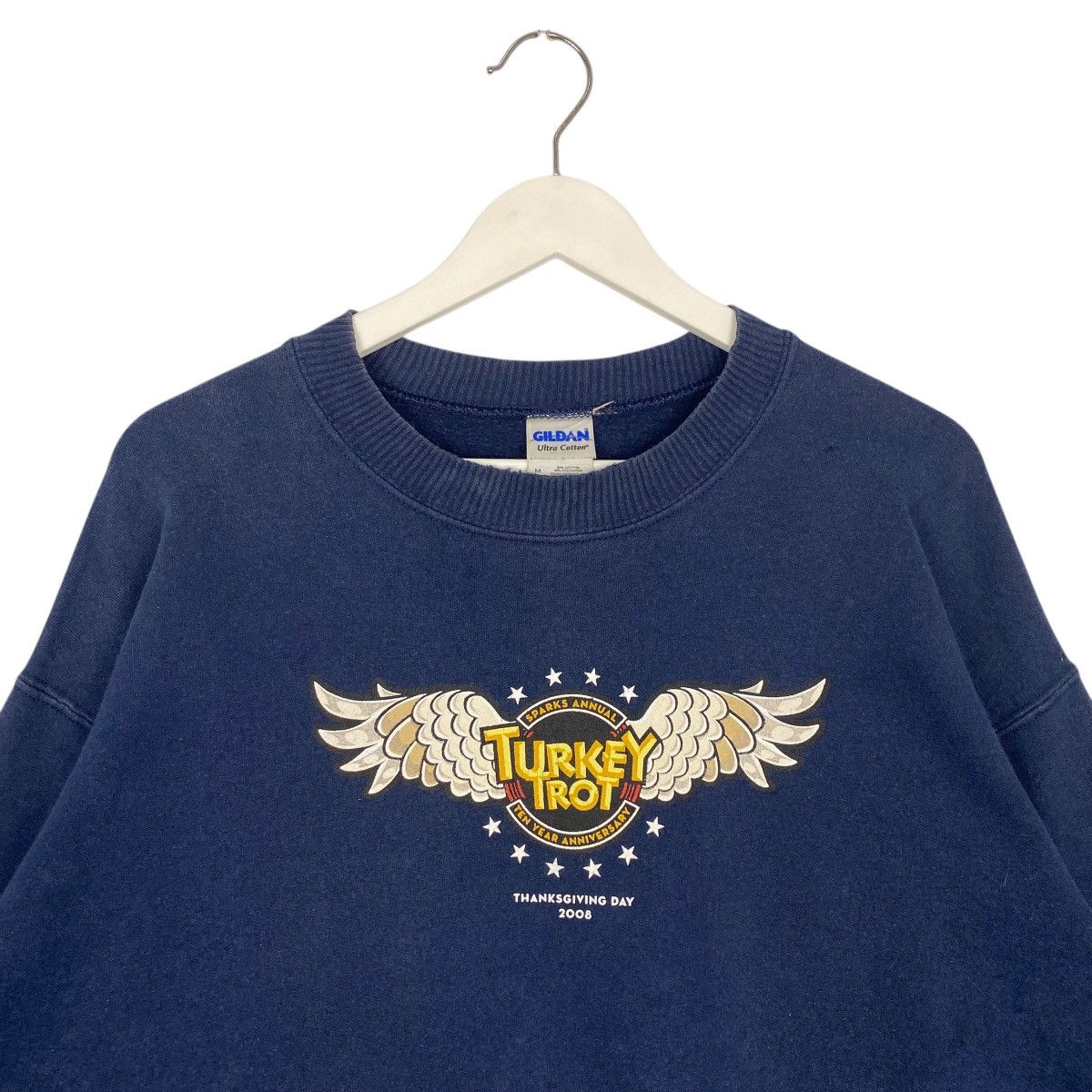 Vintage Vintage Turkey Trot Sweatshirt Crewneck Blue Size M Size US M / EU 48-50 / 2 - 4 Thumbnail