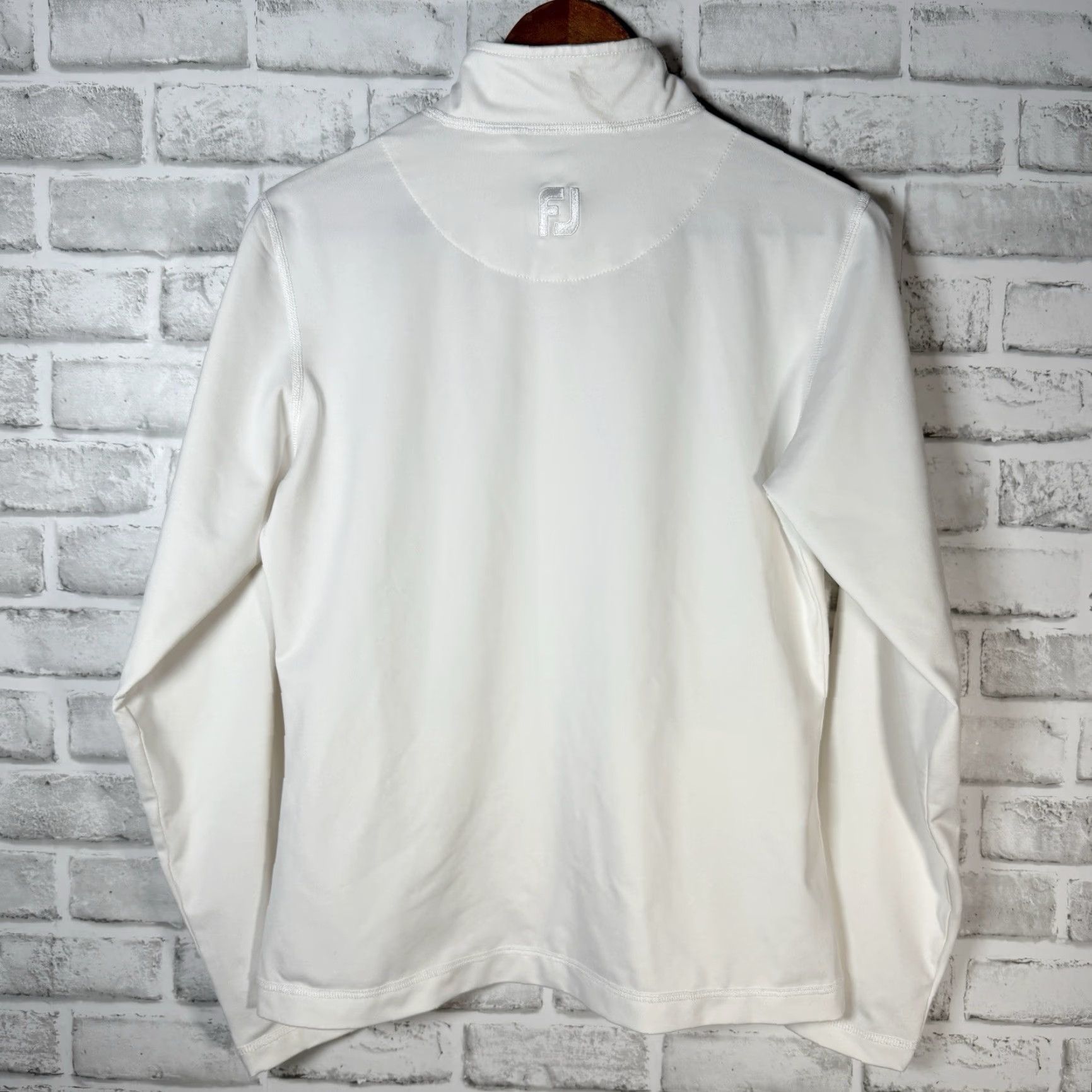 Footjoy FOOTJOY Nylon Blend White Full Zip Golf Jacket Mens Size S Size S / US 4 / IT 40 - 5 Thumbnail