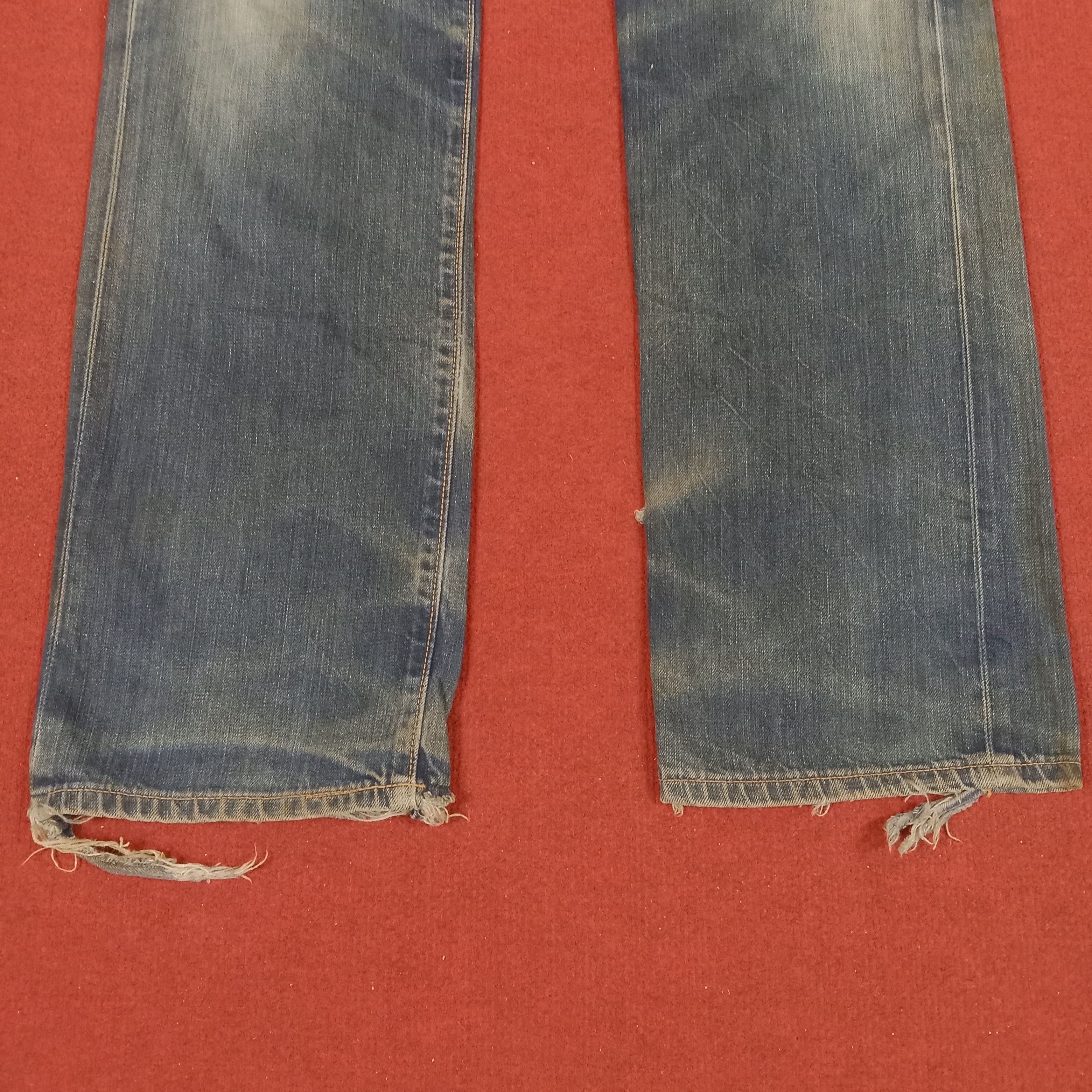 Lee Lee Streetwear Style Distressed Jeans Size US 31 - 3 Thumbnail