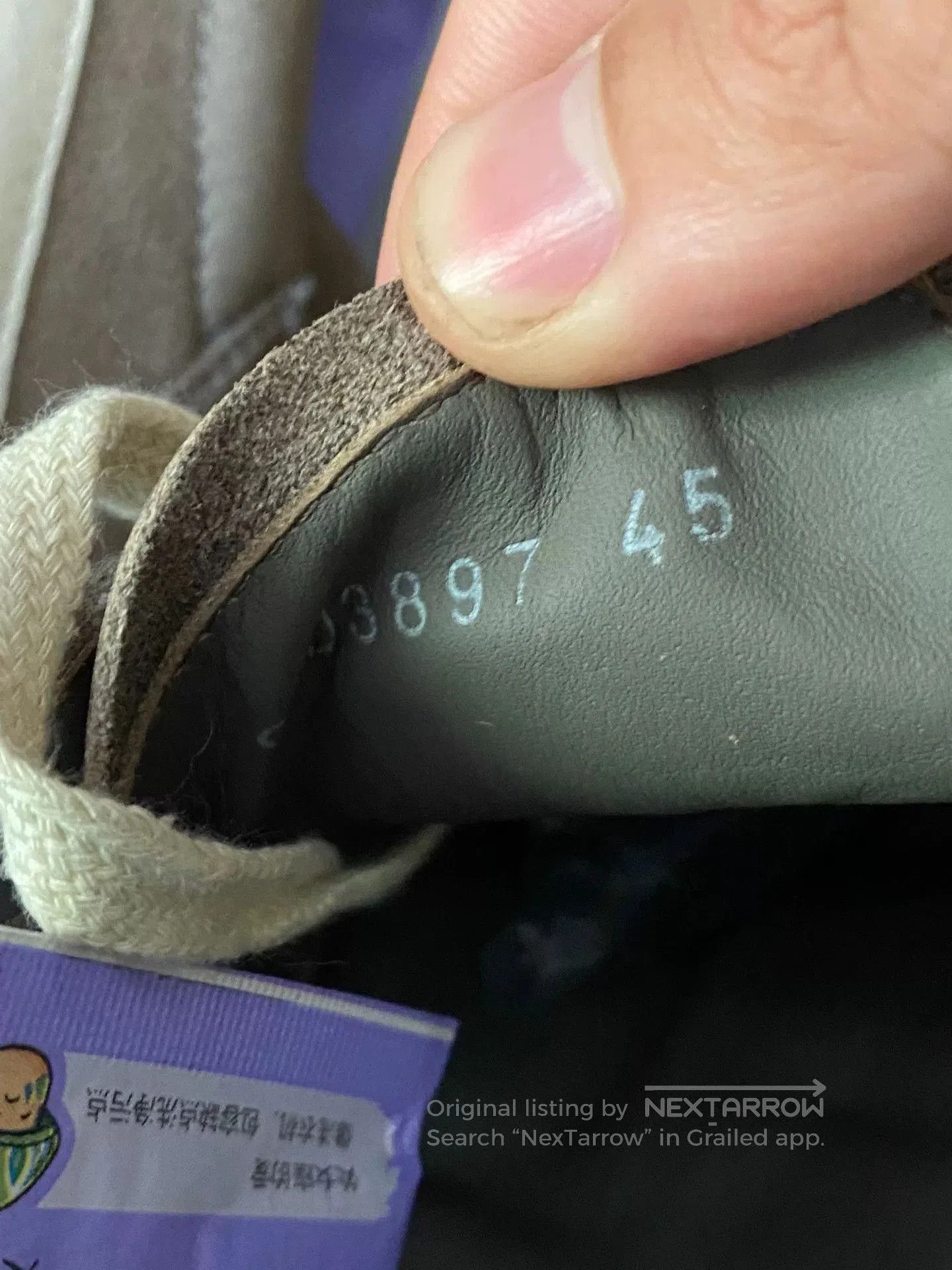 Rick Owens Rick Owens Brown Leather Low-Top Sneakers. Size US 11 / EU 44 - 7 Thumbnail