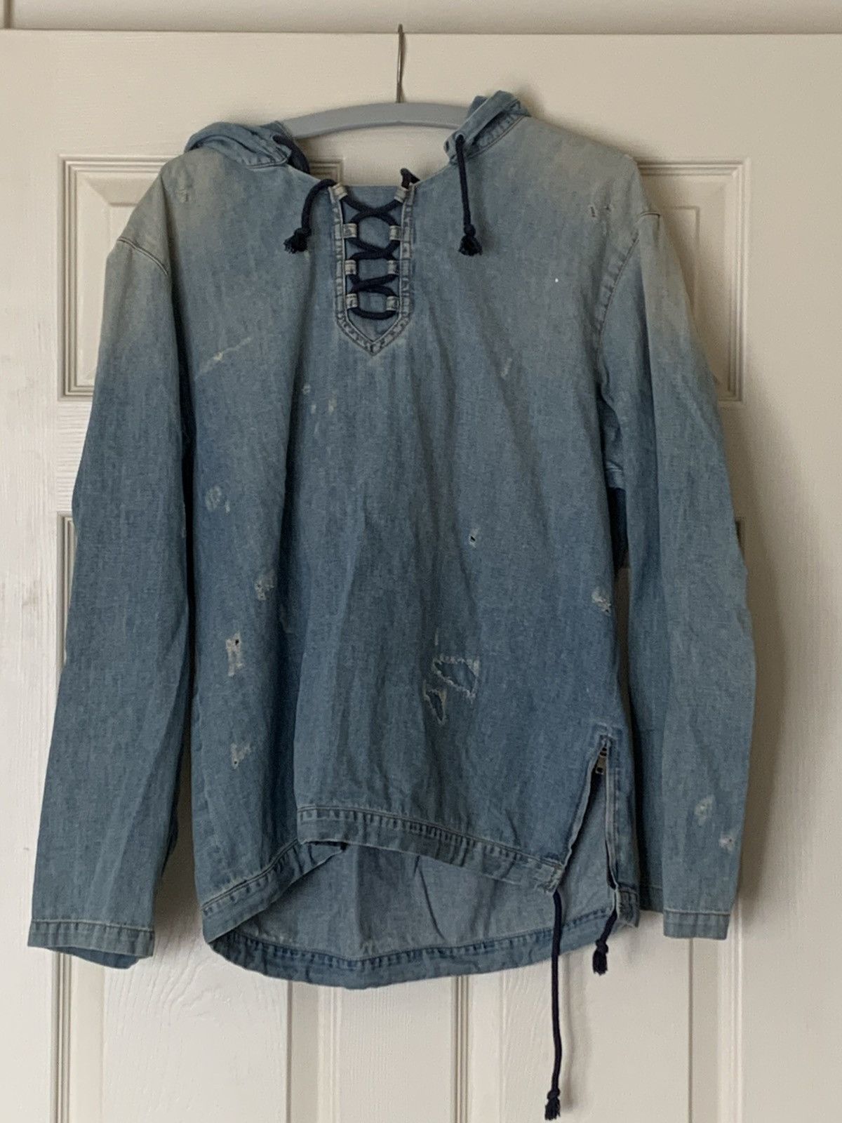 Saint Laurent Denim Hoodie