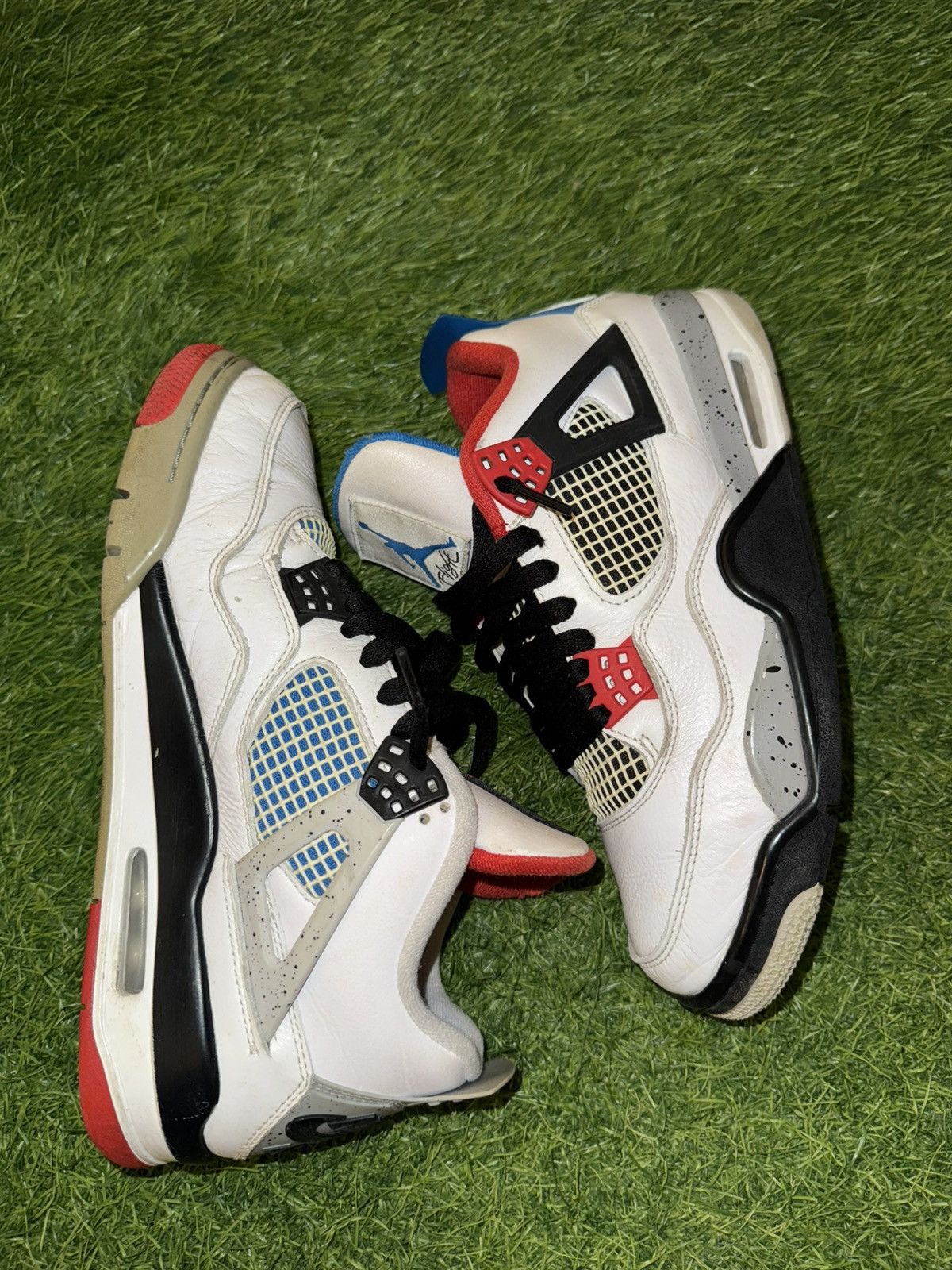 Nike Men's Air Jordan Retro 4 "What The” Sneakers Size US 9.5 / EU 42-43 - 6 Thumbnail