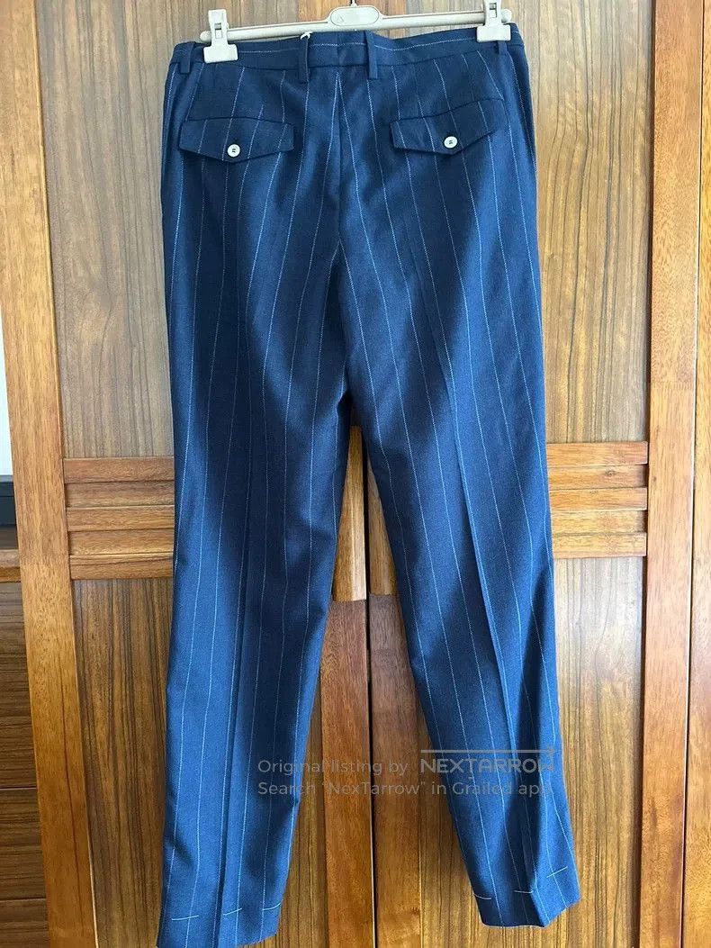 Brunello Cucinelli Brunello Cucinelli Men's Striped Trousers . Size US 38 / EU 54 - 5 Thumbnail