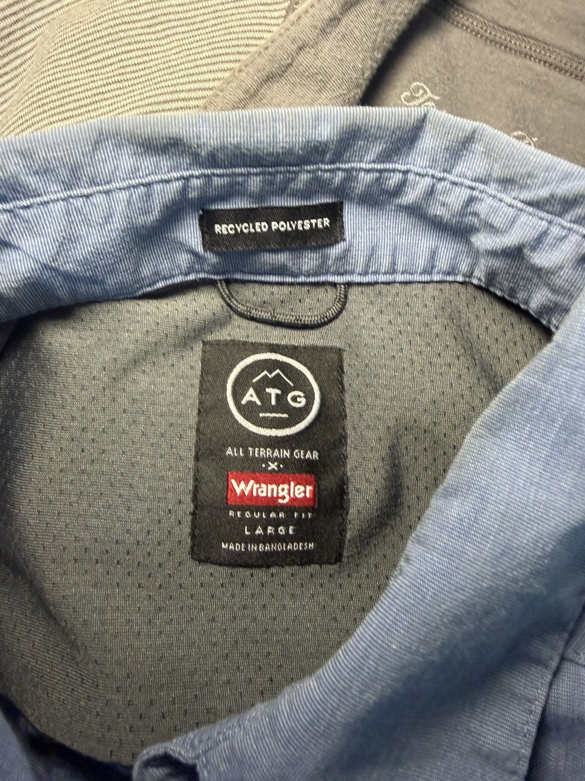 Wrangler Wrangler ATG Drover Utility Long Sleeve Shirt Blue Large Size US L / EU 52-54 / 3 - 7 Thumbnail