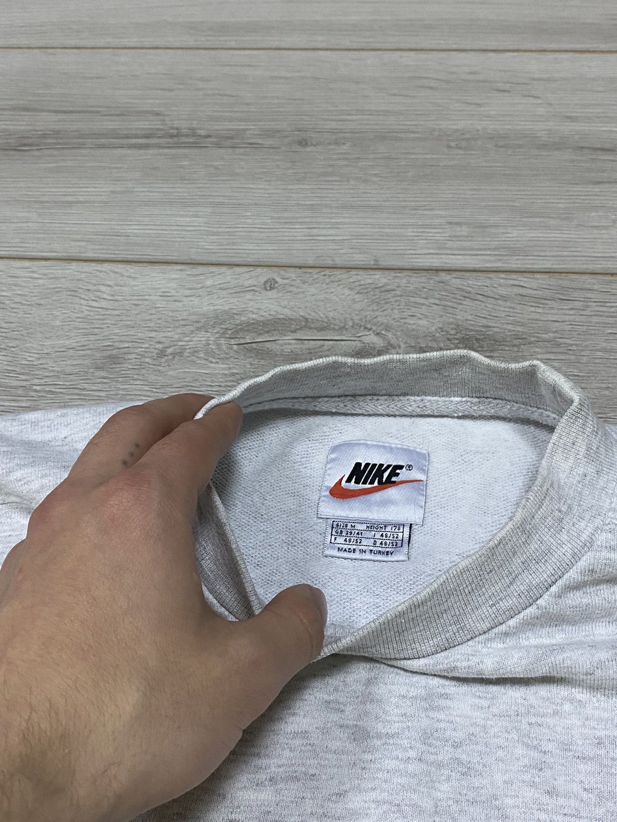 Nike Nike 1990 dead stock vintage swoosh boxy fit sweatshirt Size US M / EU 48-50 / 2 - 3 Thumbnail