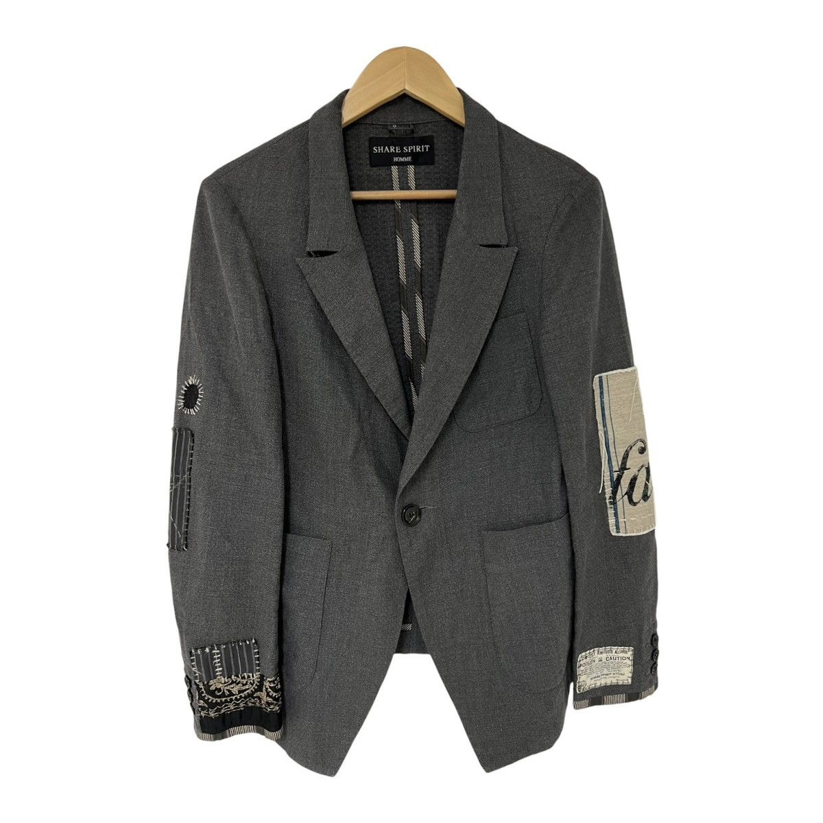 Share Spirit Homme Share spirit patchwork blazer Size US M / EU 48-50 / 2 - 1 Thumbnail
