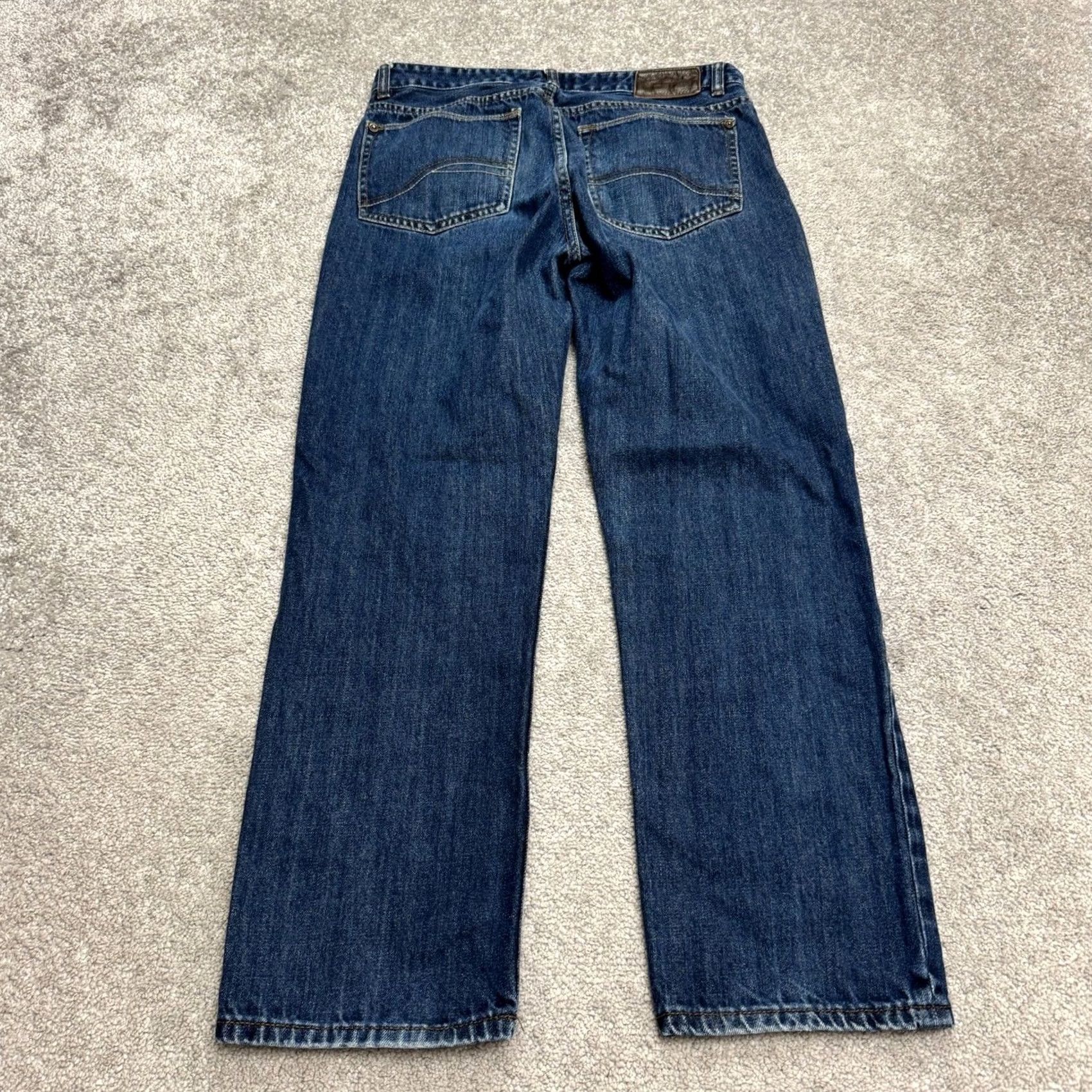 FatFace FatFace Jeans Mens 32 Short Straight Denim 5-Pocket Blue Cotton Regular Rise Straight Leg Casual Denim Jeans Size US 32 / EU 48 - 2 Thumbnail