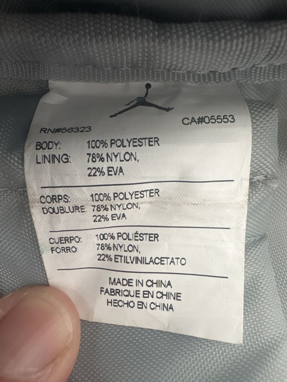 Jordan Brand Jordan brand gray backpack Size ONE SIZE - 4 Thumbnail