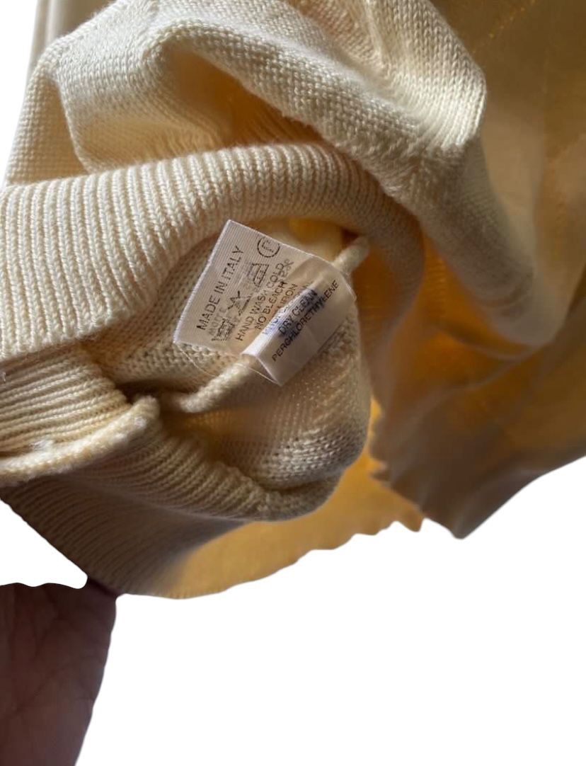 Balenciaga 2000s Balenciaga spell out wool knit swater Size US L / EU 52-54 / 3 - 4 Thumbnail