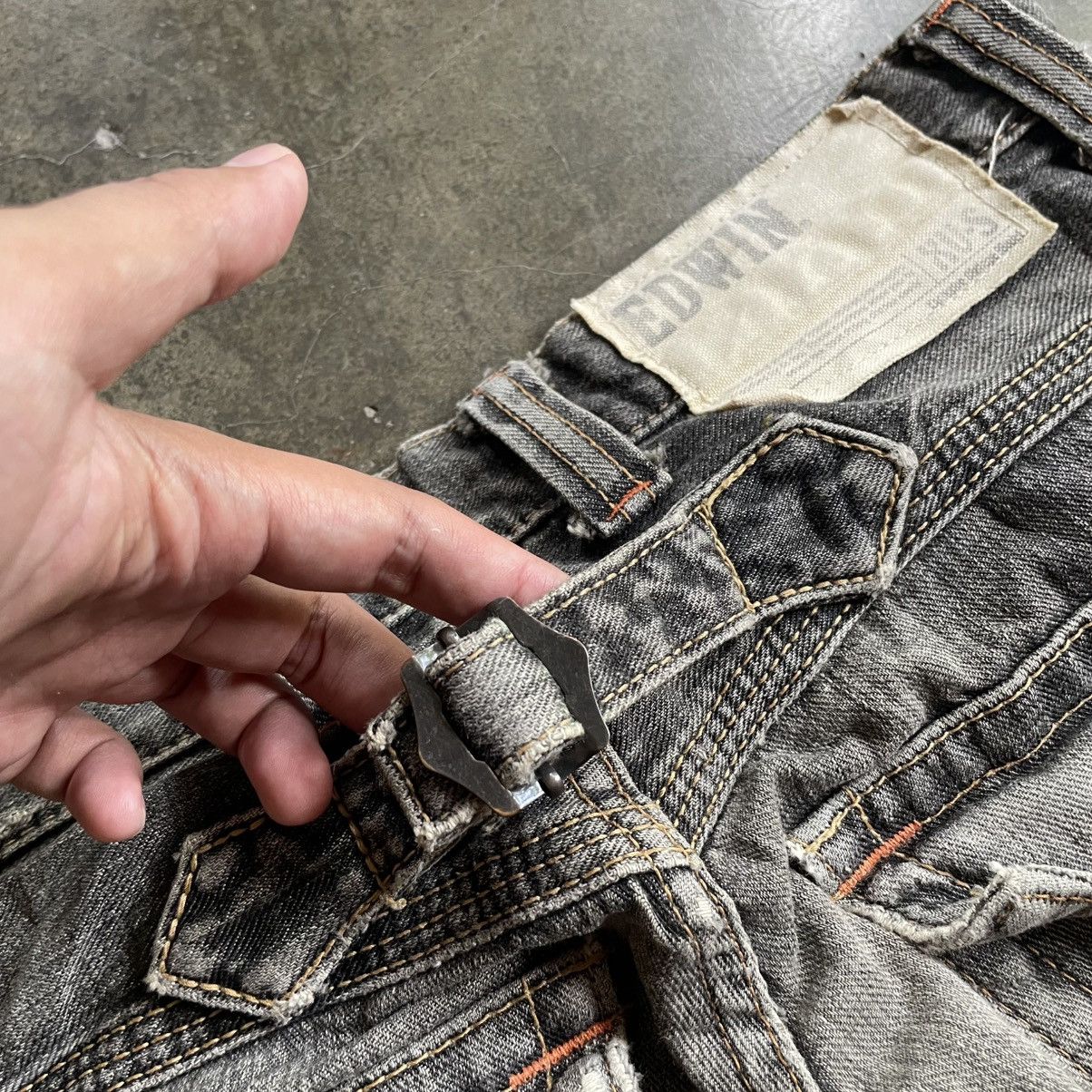 Edwin Vintage Edwin Exclusive Distress Mud Washed Distressed 🍒 Size US 30 / EU 46 - 10 Thumbnail