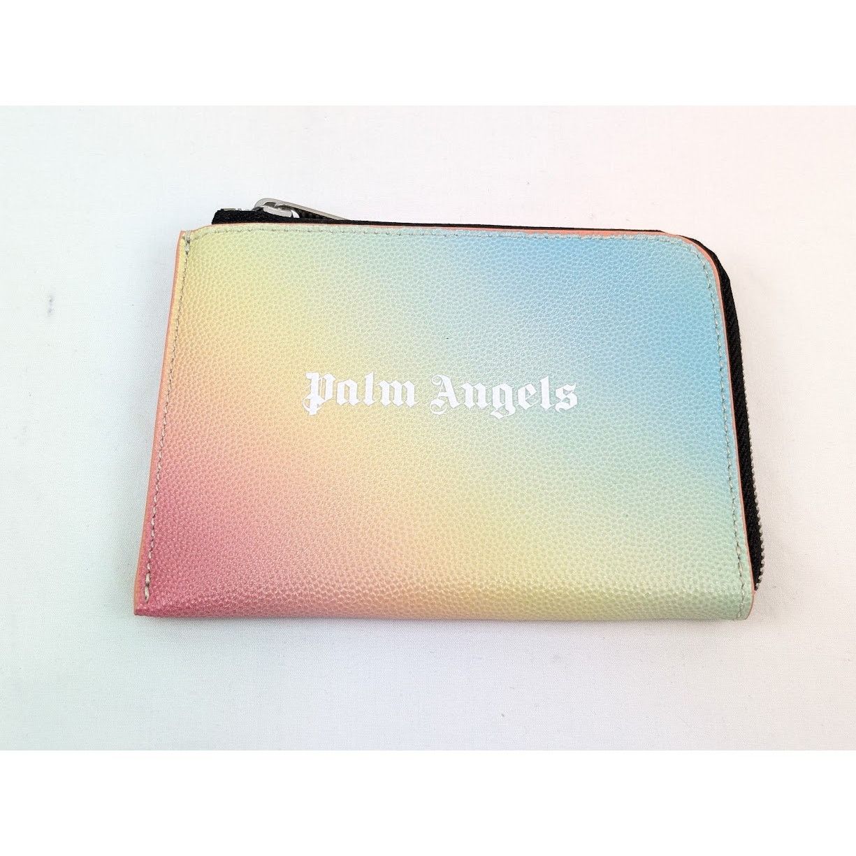 Palm Angels o1rshd1 Q: 3 / Size: OS / Rainbow Logo Zipped Card Holder Size ONE SIZE - 2 Thumbnail