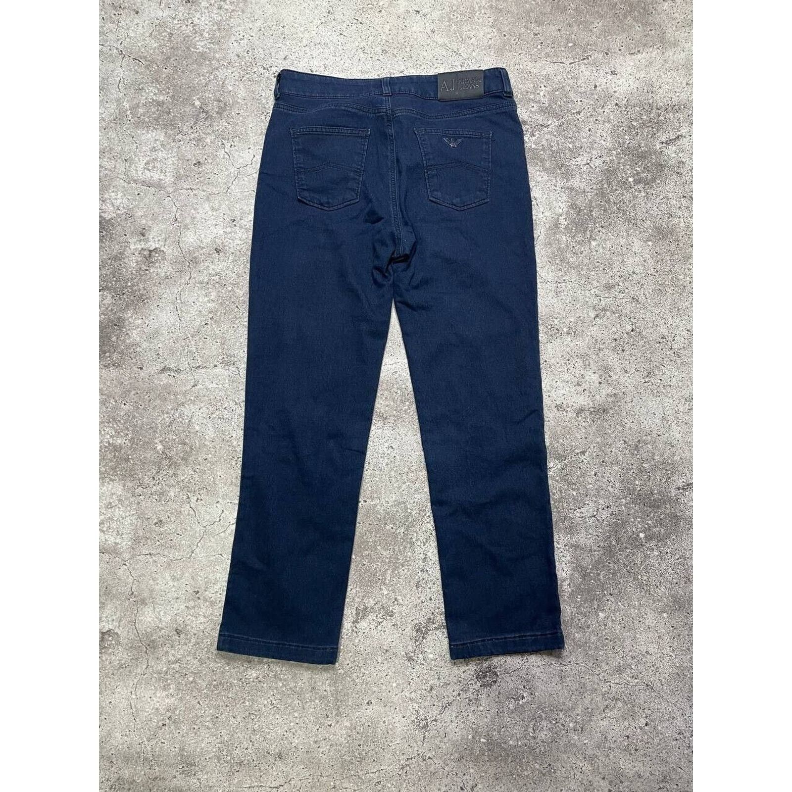 Armani × Emporio Armani × Vintage Vintage Armani Jeans Slim Fit Dark Blue Denim Pants Size 31 Size US 31 - 2 Thumbnail