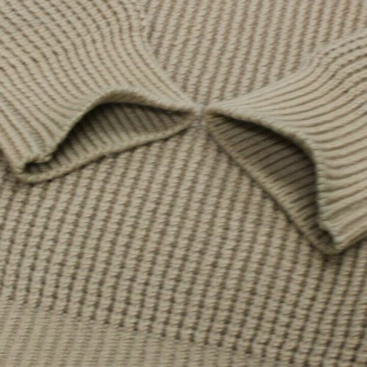 Takahiromiyashita The Soloist. The soloist heavy knit beige cotton sweater Size US L / EU 52-54 / 3 - 5 Thumbnail