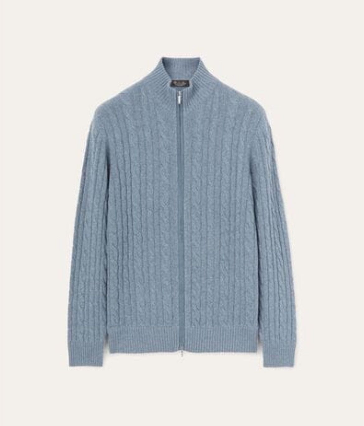 Loro Piana o1srvl11e1224 Baby Cashmere Bomber Jacket in Blue Size US XL / EU 56 / 4 - 1 Preview