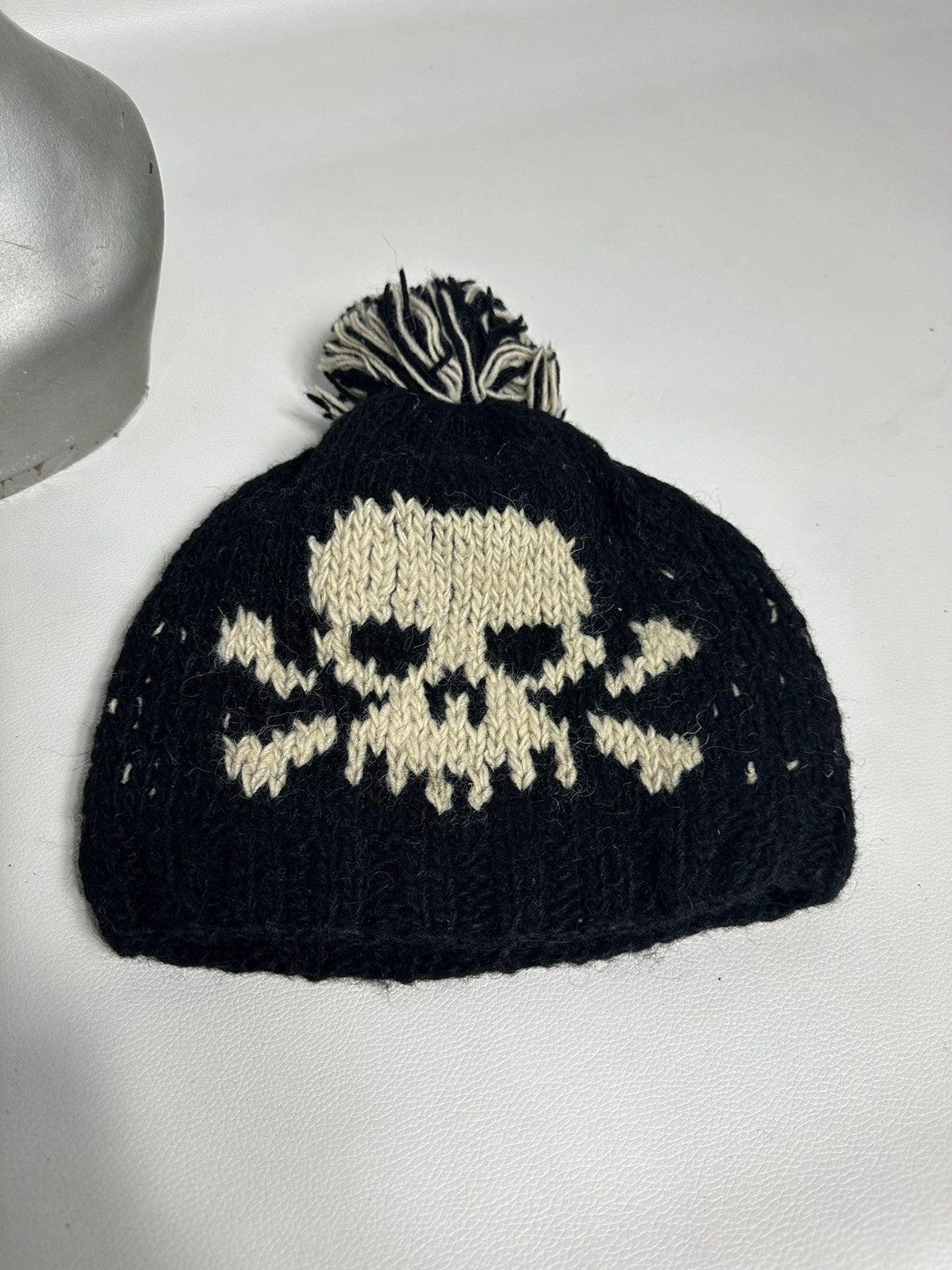 Japanese Brand Skull Skeleton Punk Bondage Knitted Beanie Hats Size ONE SIZE - 8 Thumbnail
