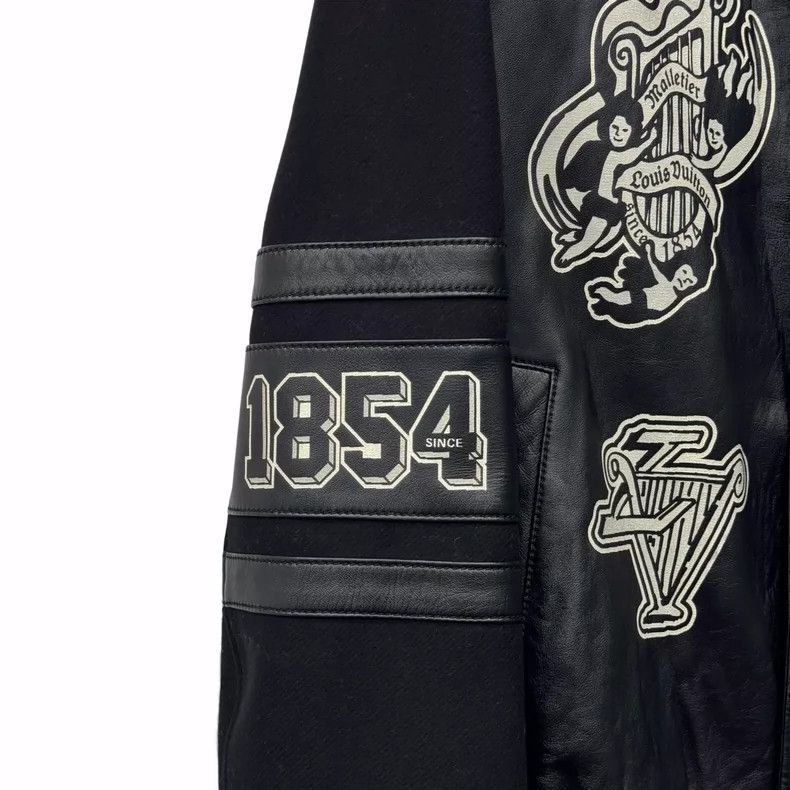 Louis Vuitton Louis Vuitton Black Logo Varsity Jacket -2505 Size US L / EU 52-54 / 3 - 4 Thumbnail