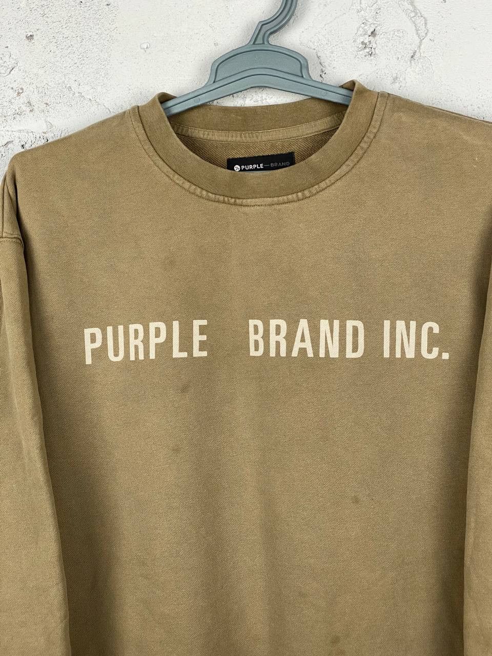 Purple Brand Purple Brand Military Big Logo Streetwear Sweatshirt Size US L / EU 52-54 / 3 - 4 Thumbnail