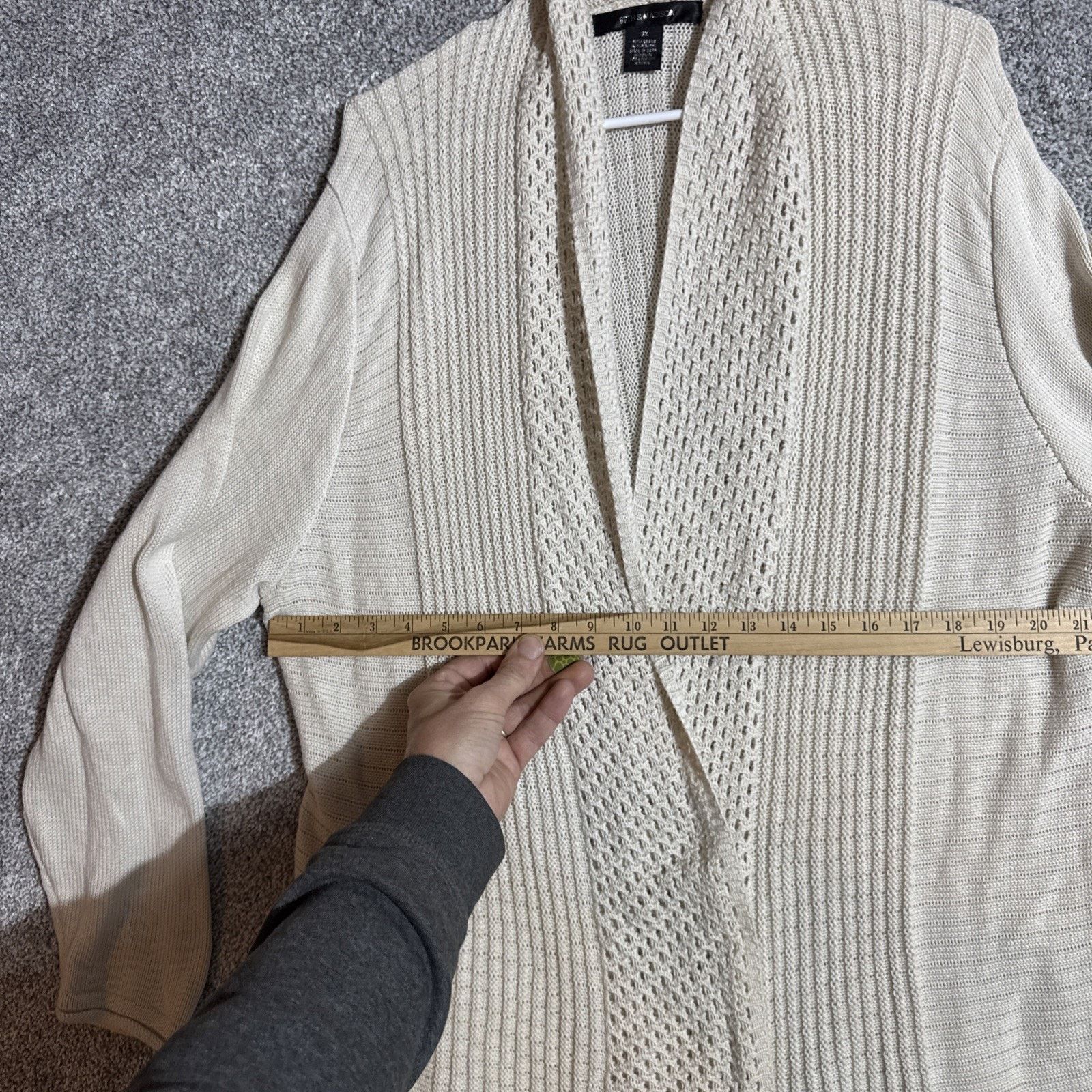 Other Boho Cardigan Sweater Womens 3X Plus Cottagecore Romantic Size 3XL / US 20-22 - 3 Thumbnail
