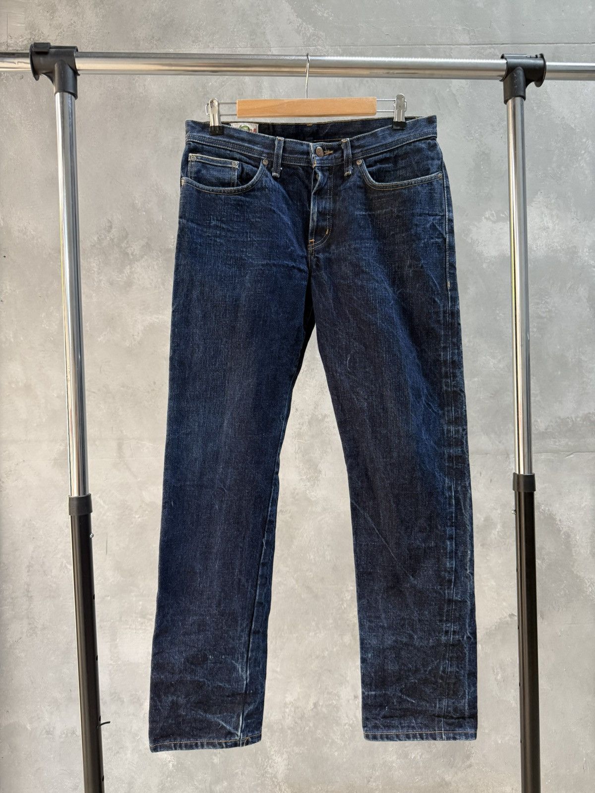 Naked & Famous Naked & Famous x Dragon Ball Z “Vegeta” Selvedge Denim Rare Size US 34 / EU 50 - 1 Thumbnail